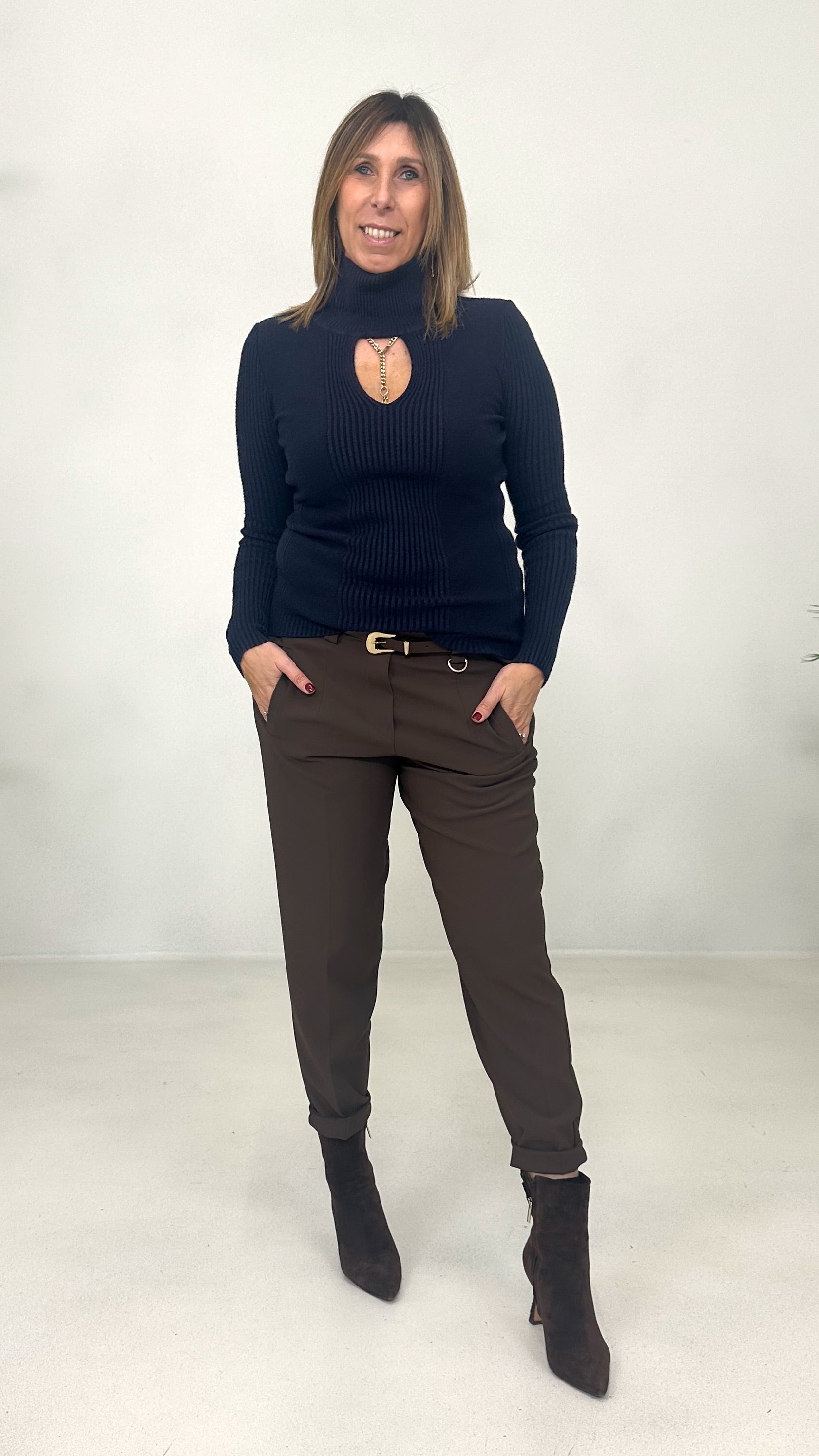 BAGGY CAVALLO BASSO IN CADY TECNICO