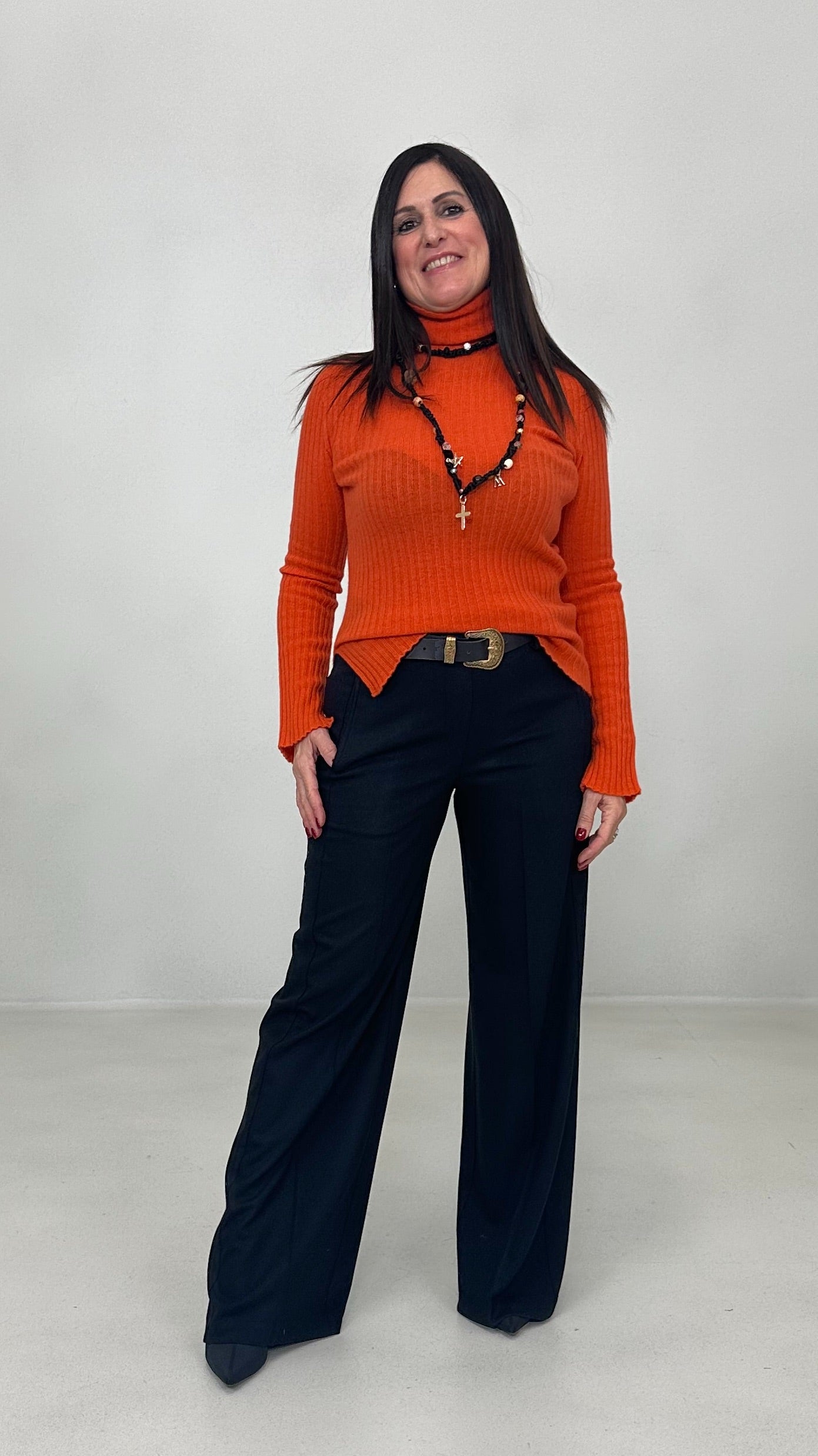 PALAZZO IN FLANELLA SUPER ELASTICA