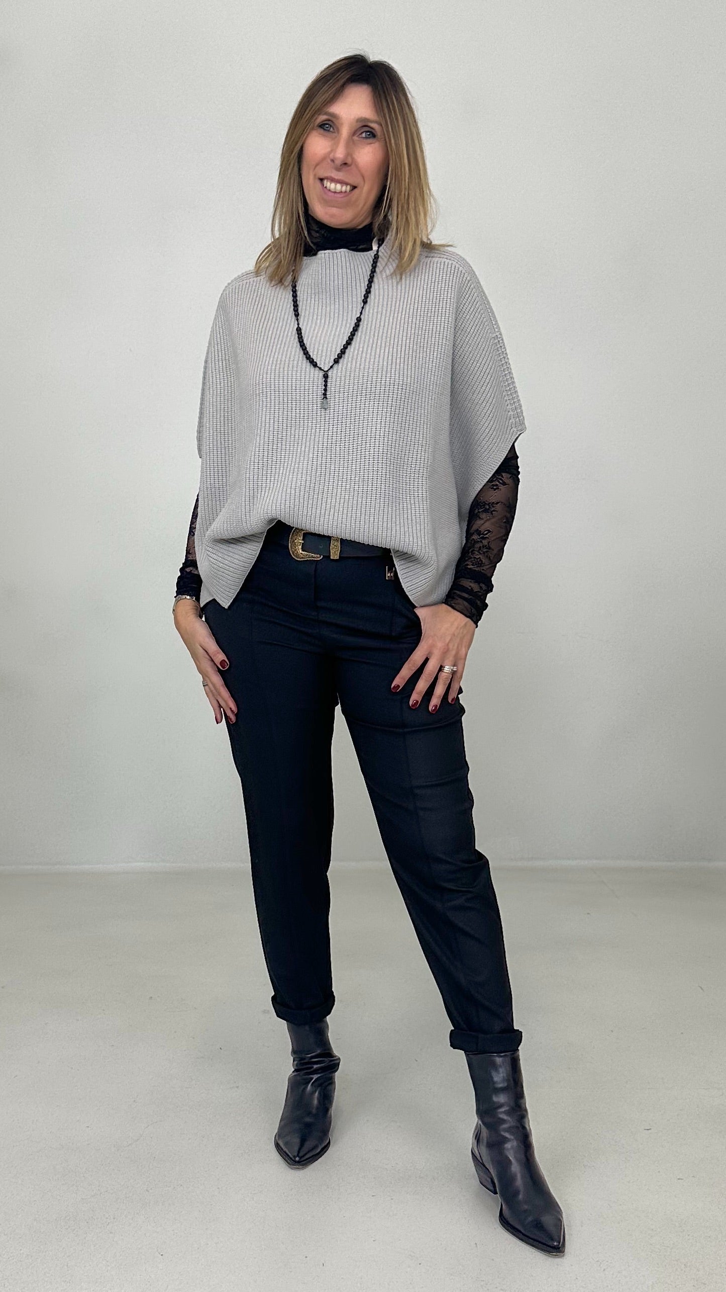 PANTALONE LINEA BASIC IN FLANELLA CARDATA