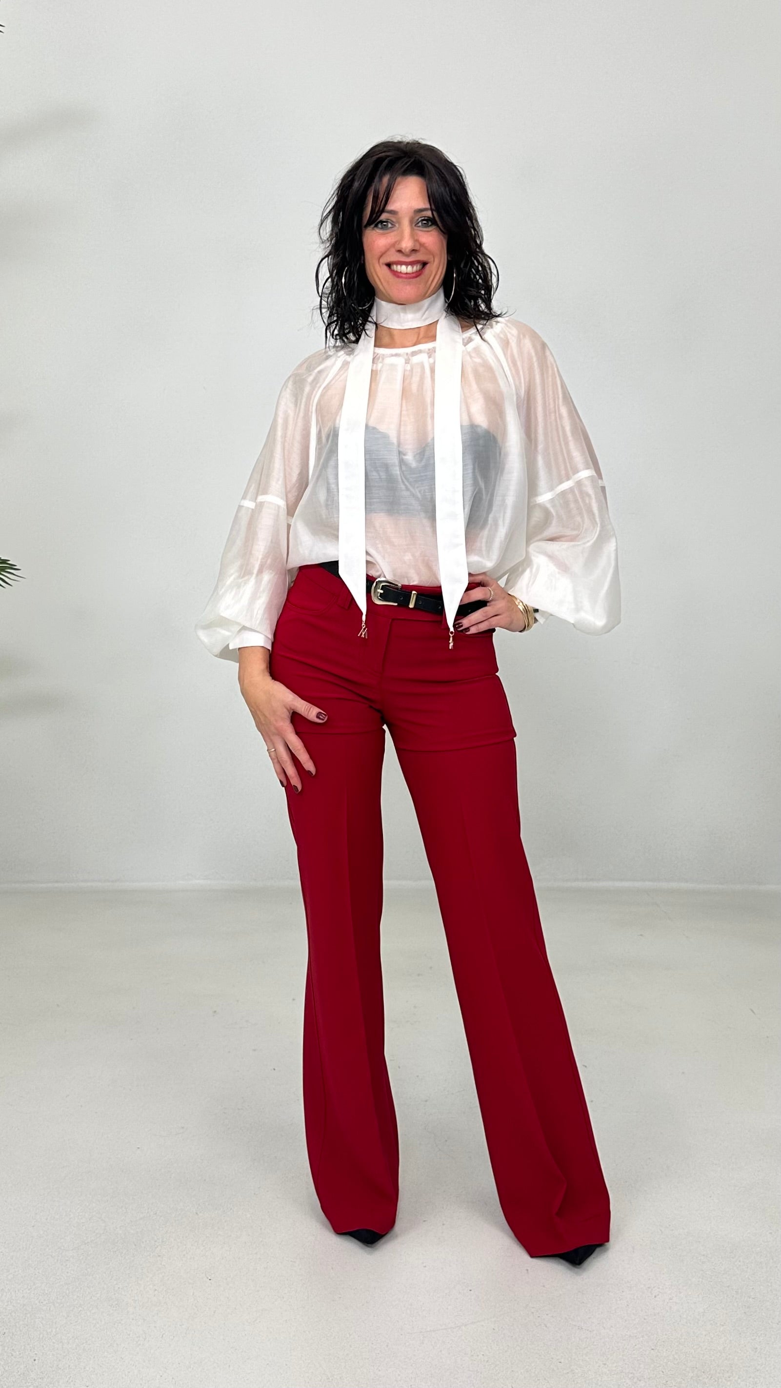 CAMICIA CON FUSCIACCA IN ORGANZA