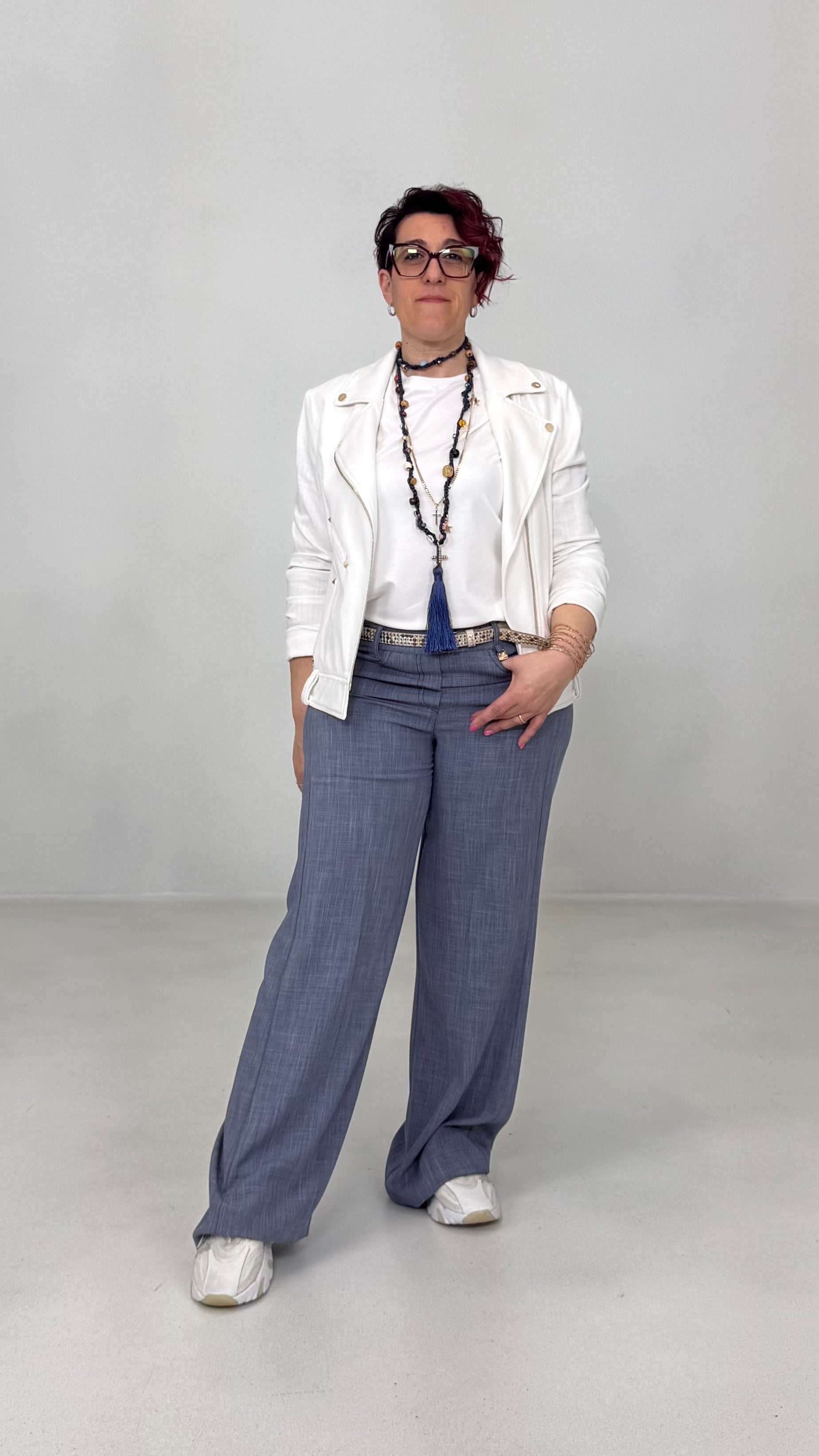 CHIODO IN COTONE JEANS