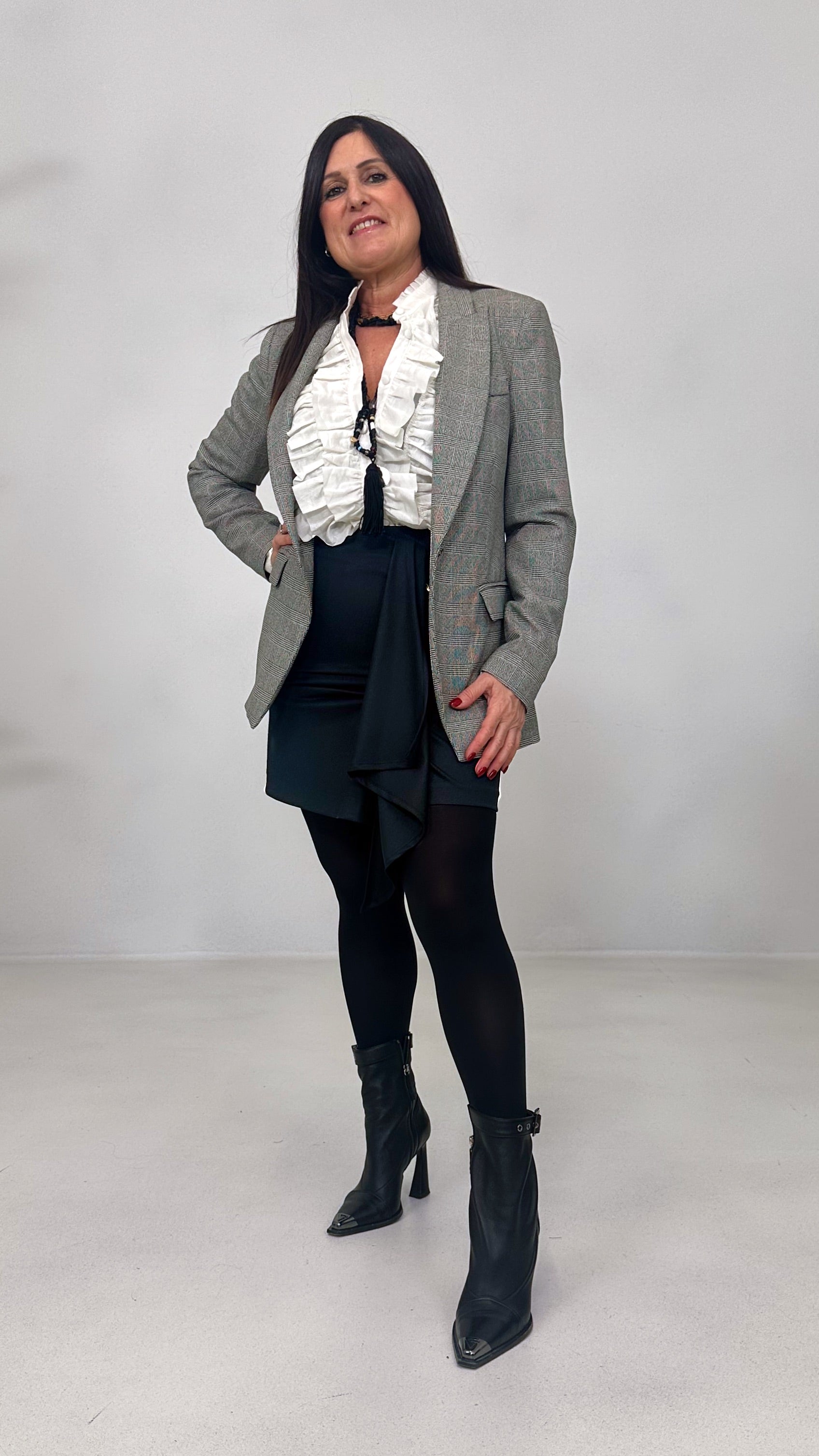 CAMICIA CON FUSCIACCA IN ORGANZA