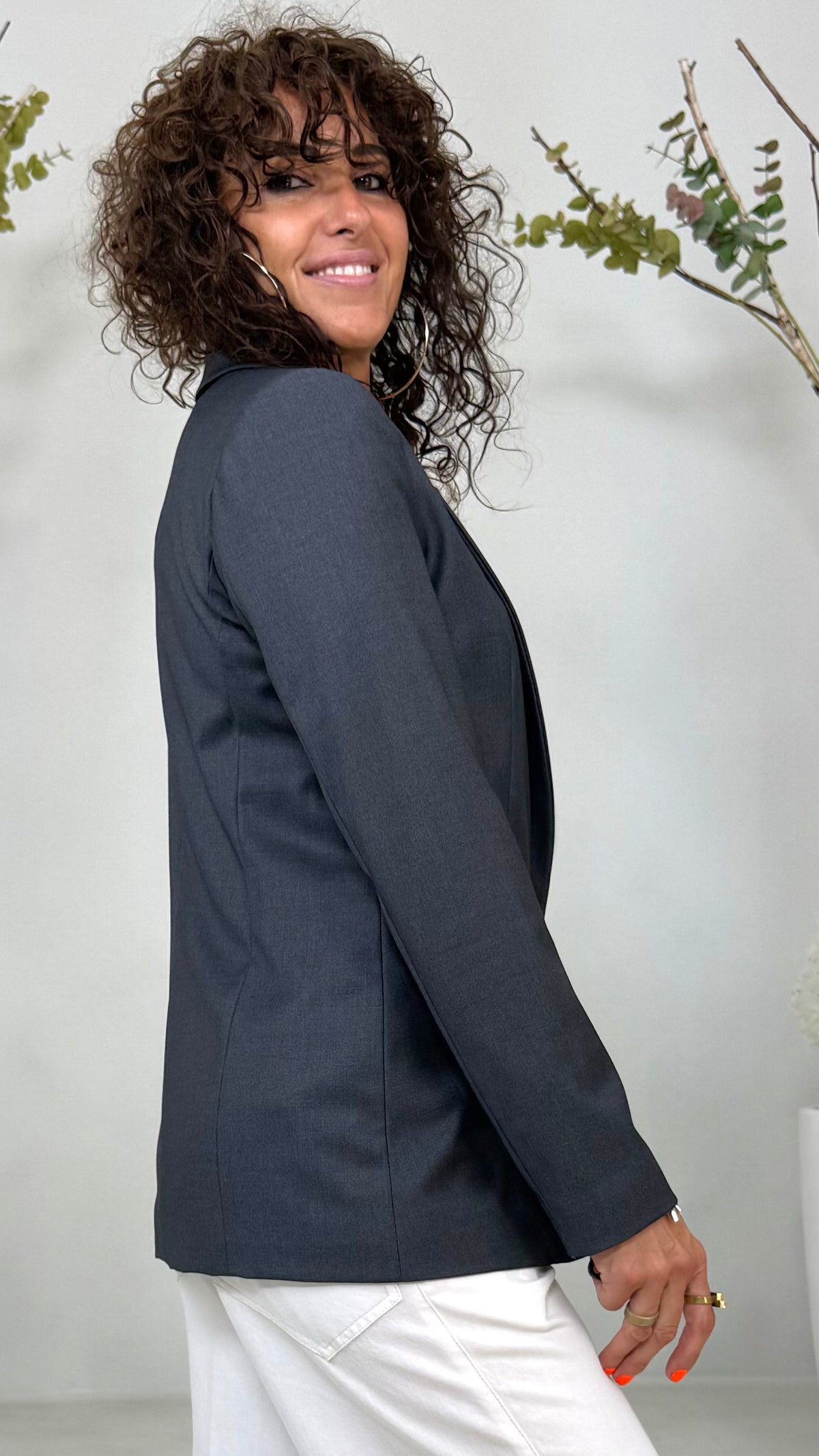 GIACCA BLAZER IN TECNICO FLUIDO