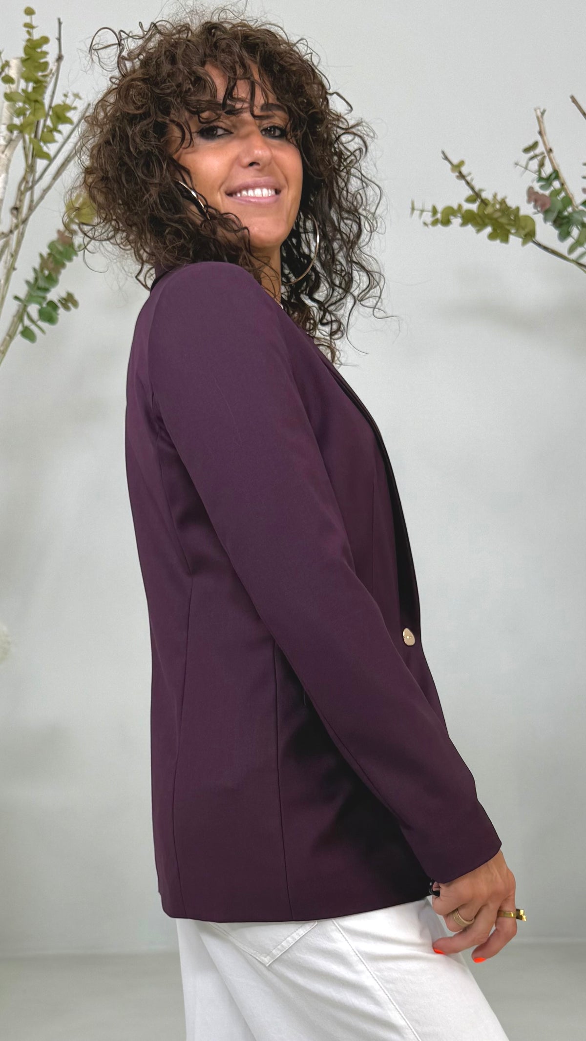 GIACCA BLAZER IN TECNICO FLUIDO