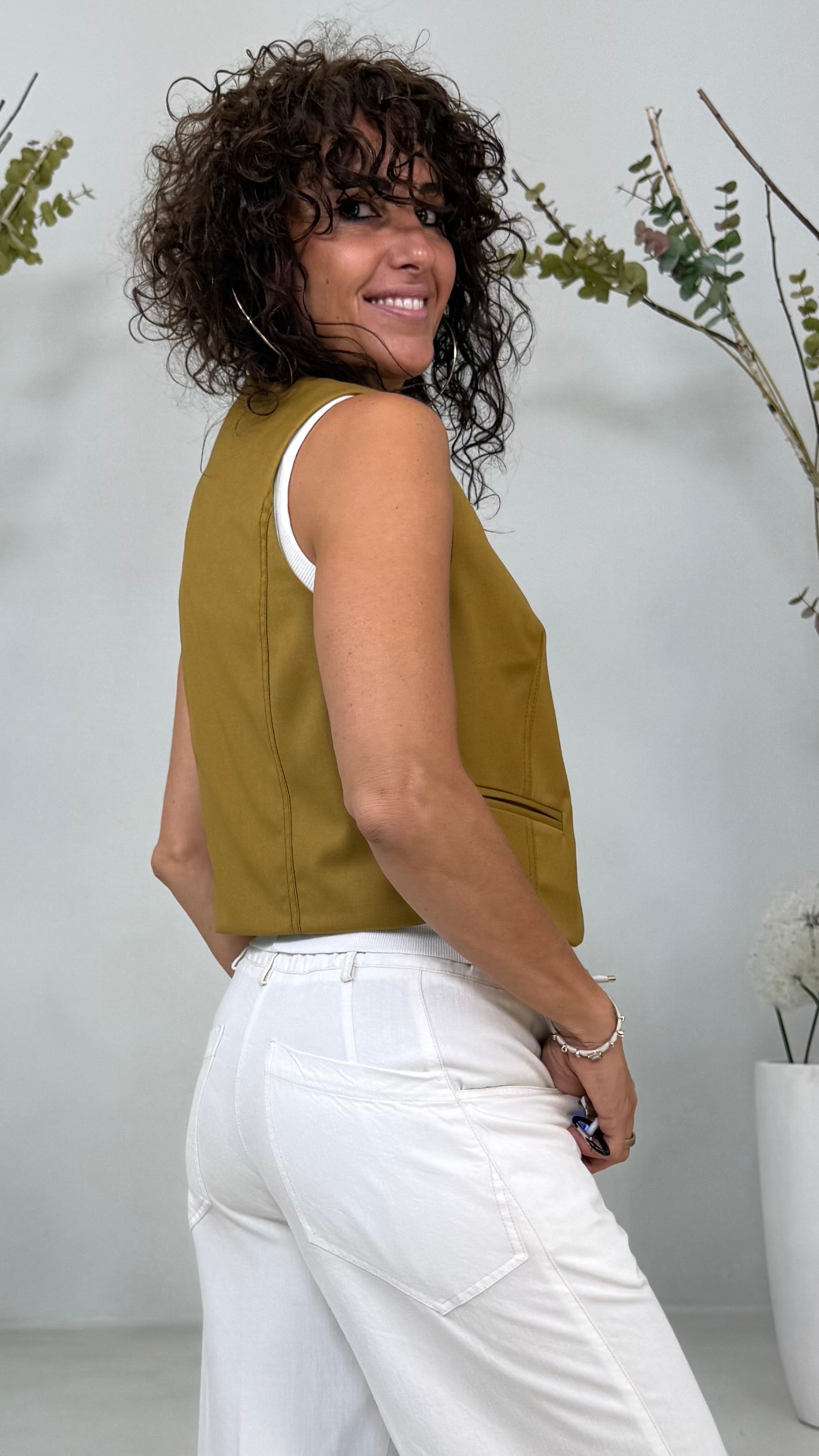 GILET GANCETTI IN TECNICO FLUIDO