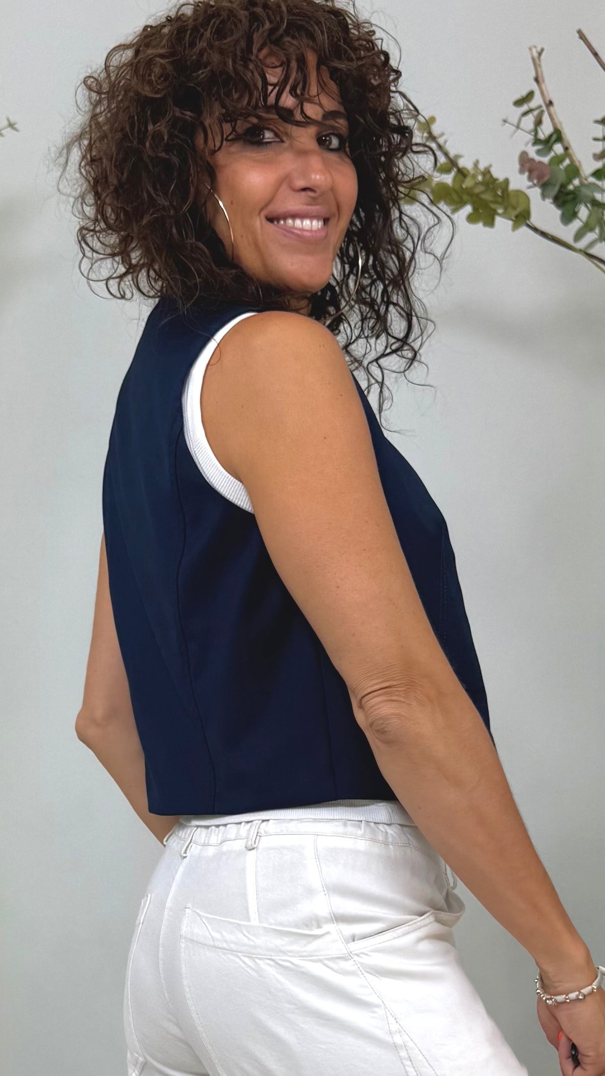 GILET GANCETTI IN TECNICO FLUIDO