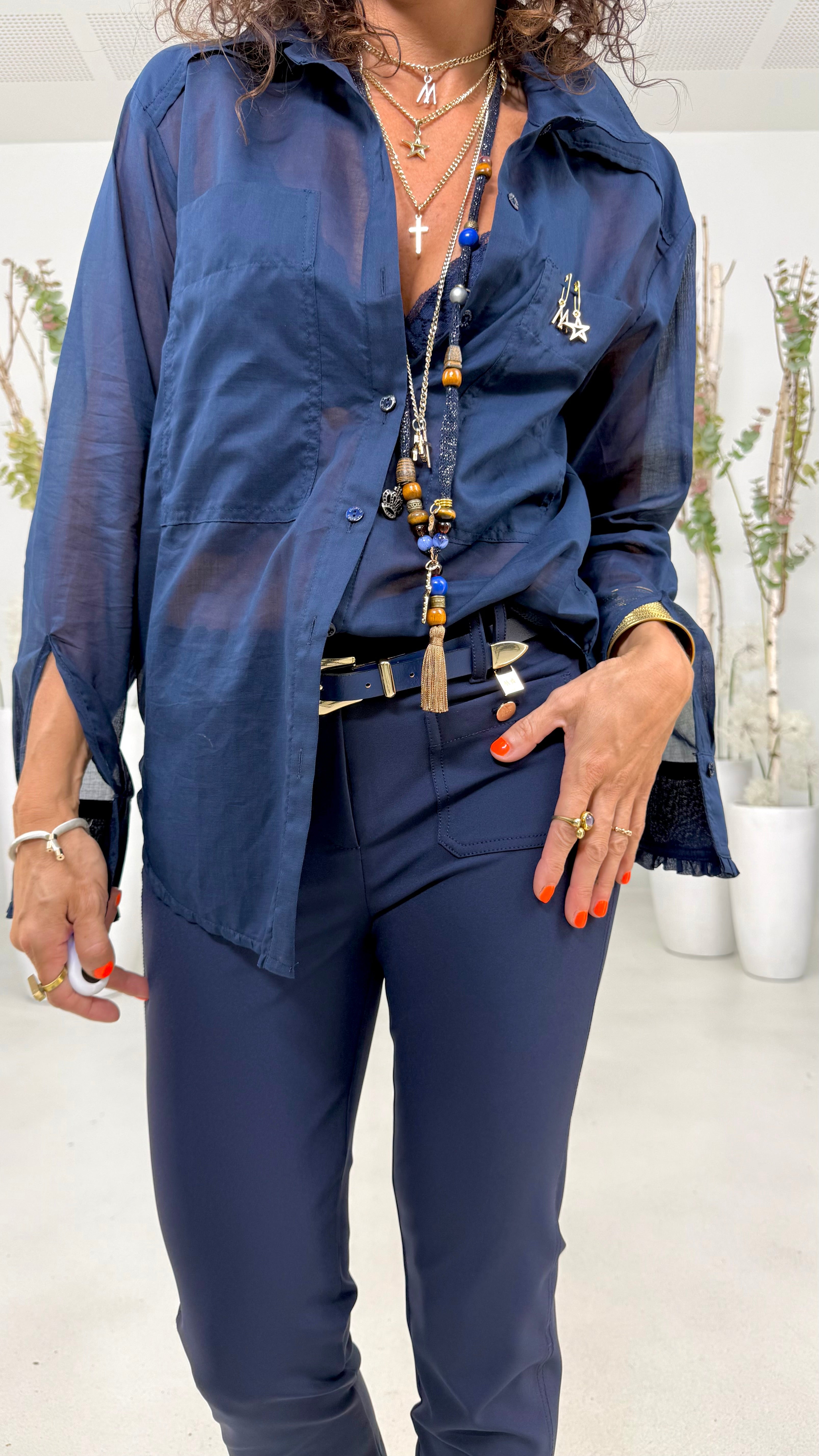 CAMICIA UOMO IN MUSSOLA DI COTONE