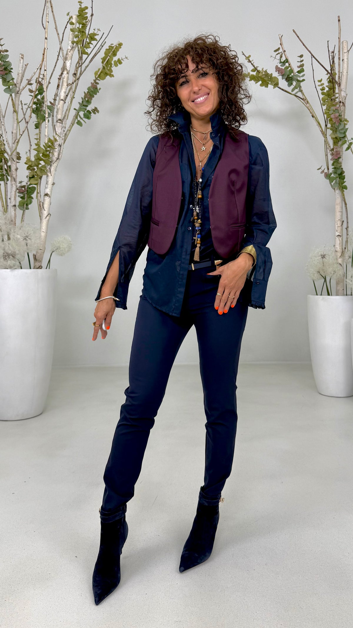 GILET GANCETTI IN TECNICO FLUIDO