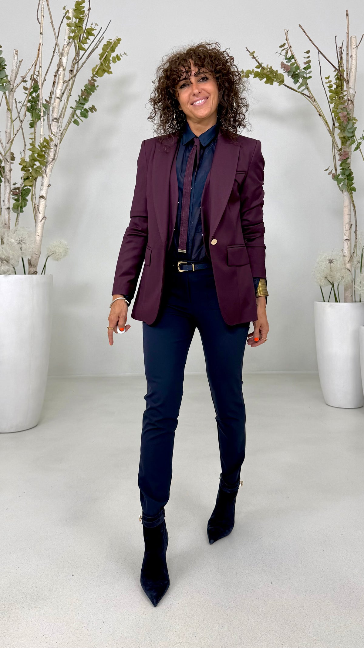 GIACCA BLAZER IN TECNICO FLUIDO