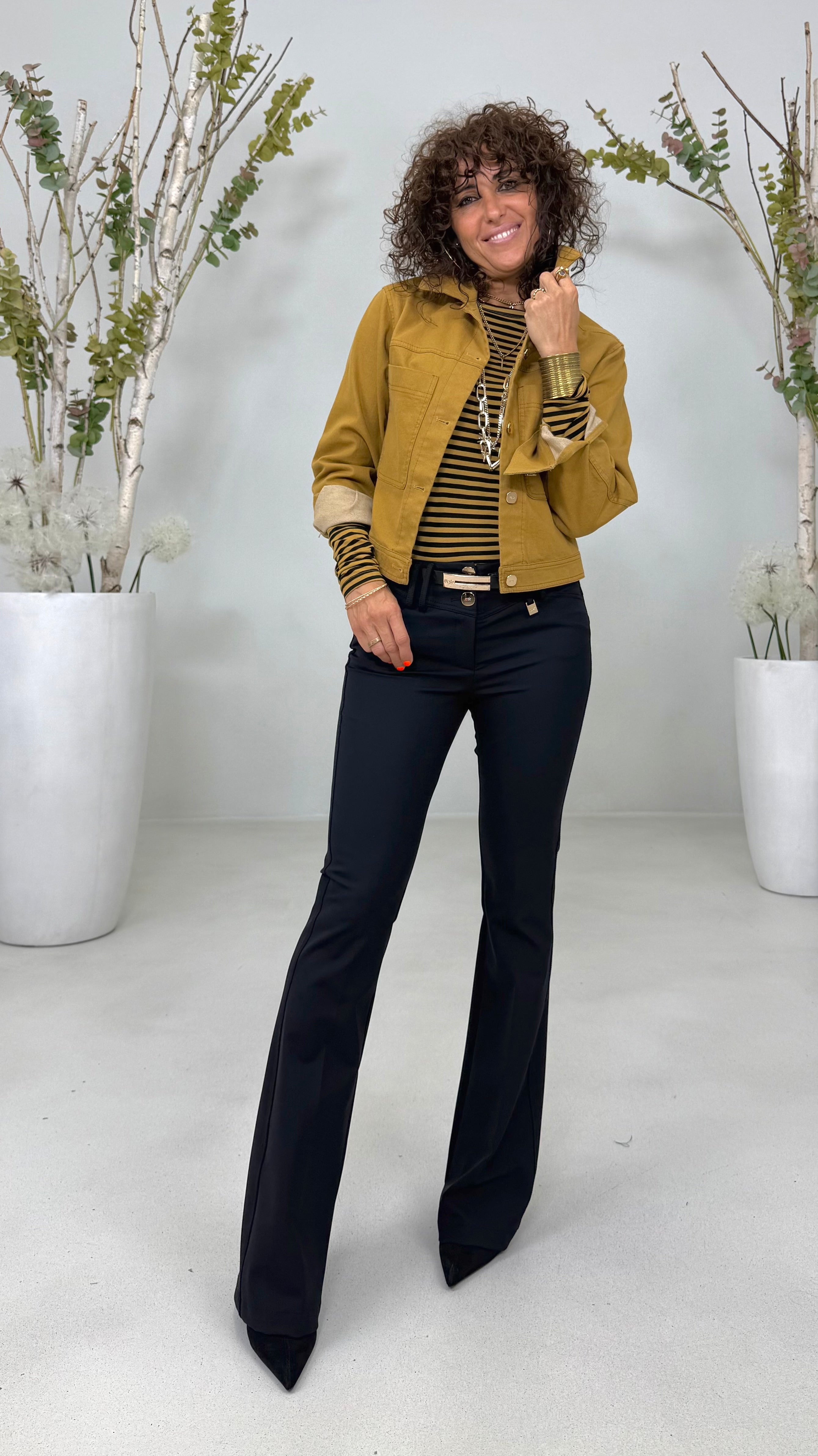 T-SHIRT SLIM GIROCOLLO RIGA VISCOSA