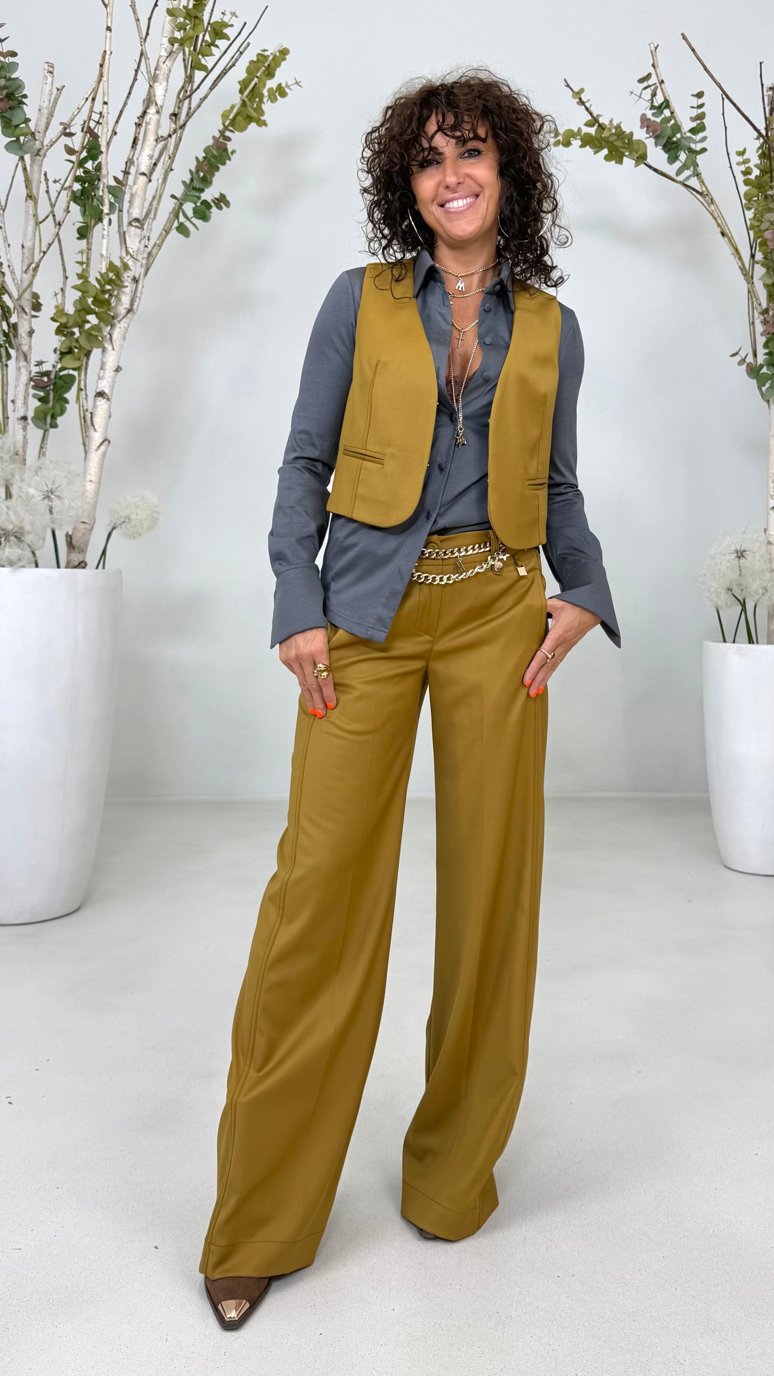CAMICIA IN JERSEY DI COTONE MODAL