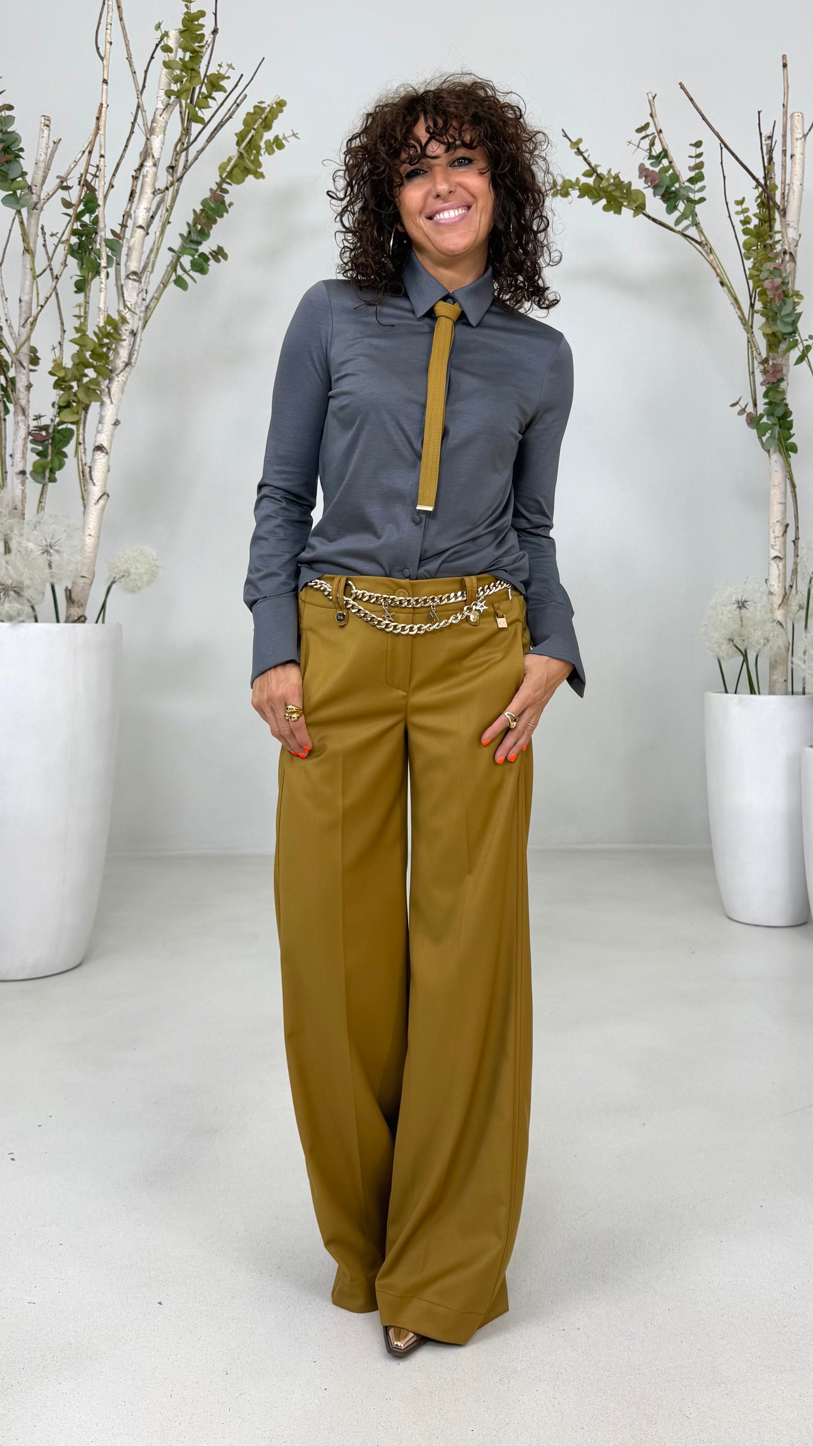 CAMICIA IN JERSEY DI COTONE MODAL