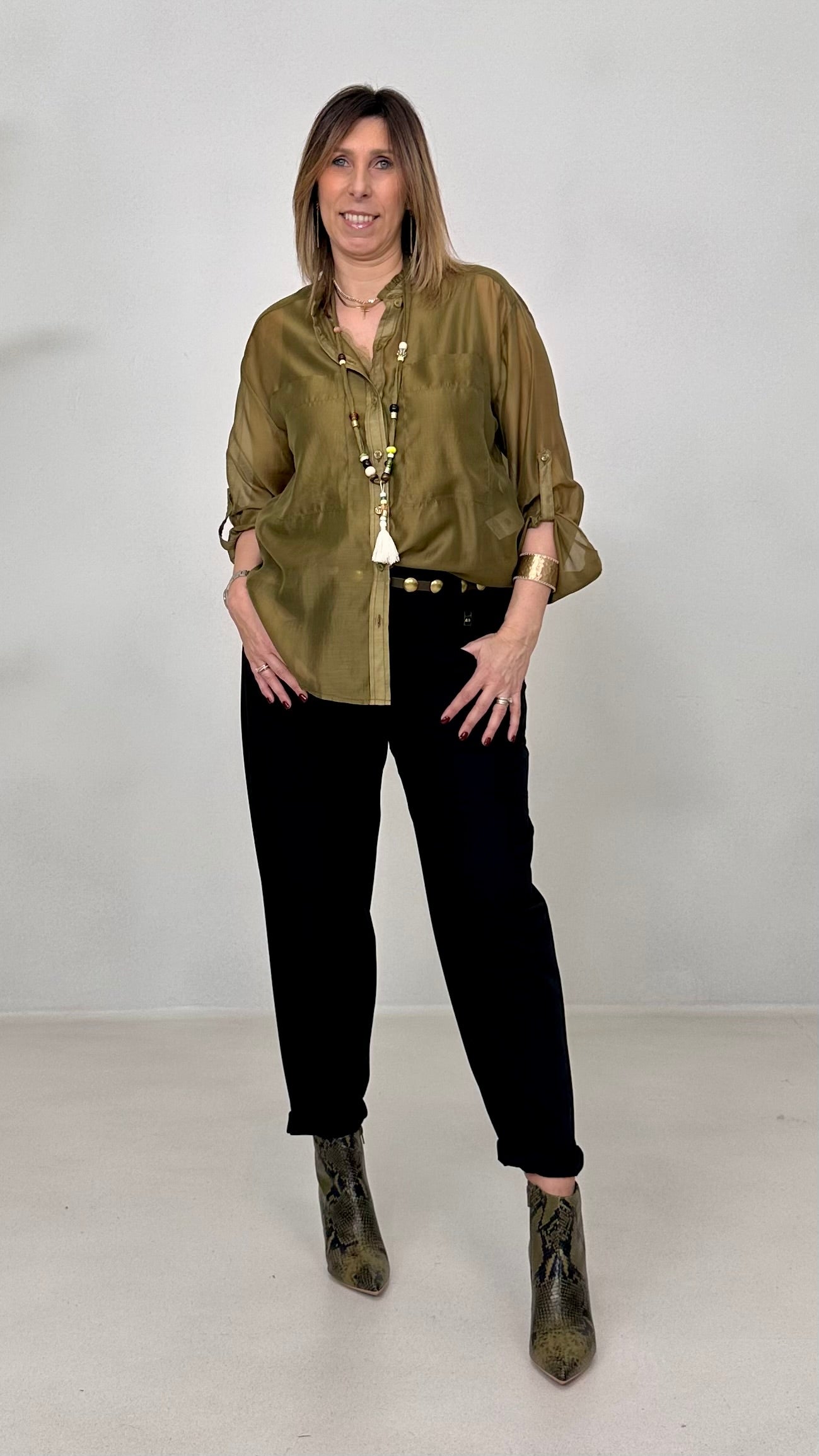 CAMICIA LINEA A UOMO IN VOILE