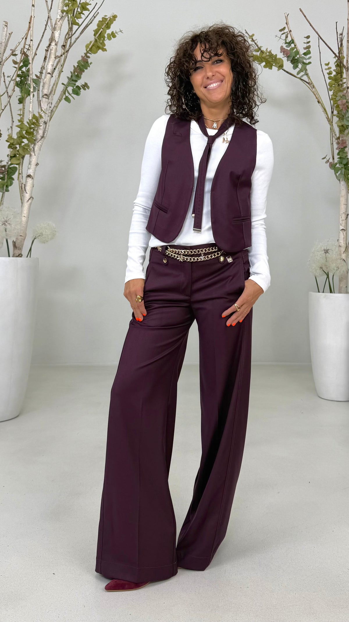 GILET GANCETTI IN TECNICO FLUIDO
