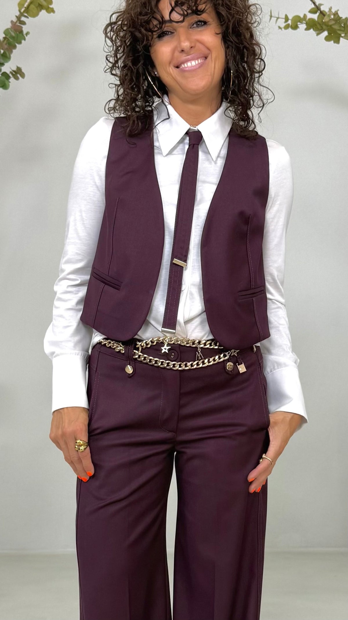 GILET GANCETTI IN TECNICO FLUIDO