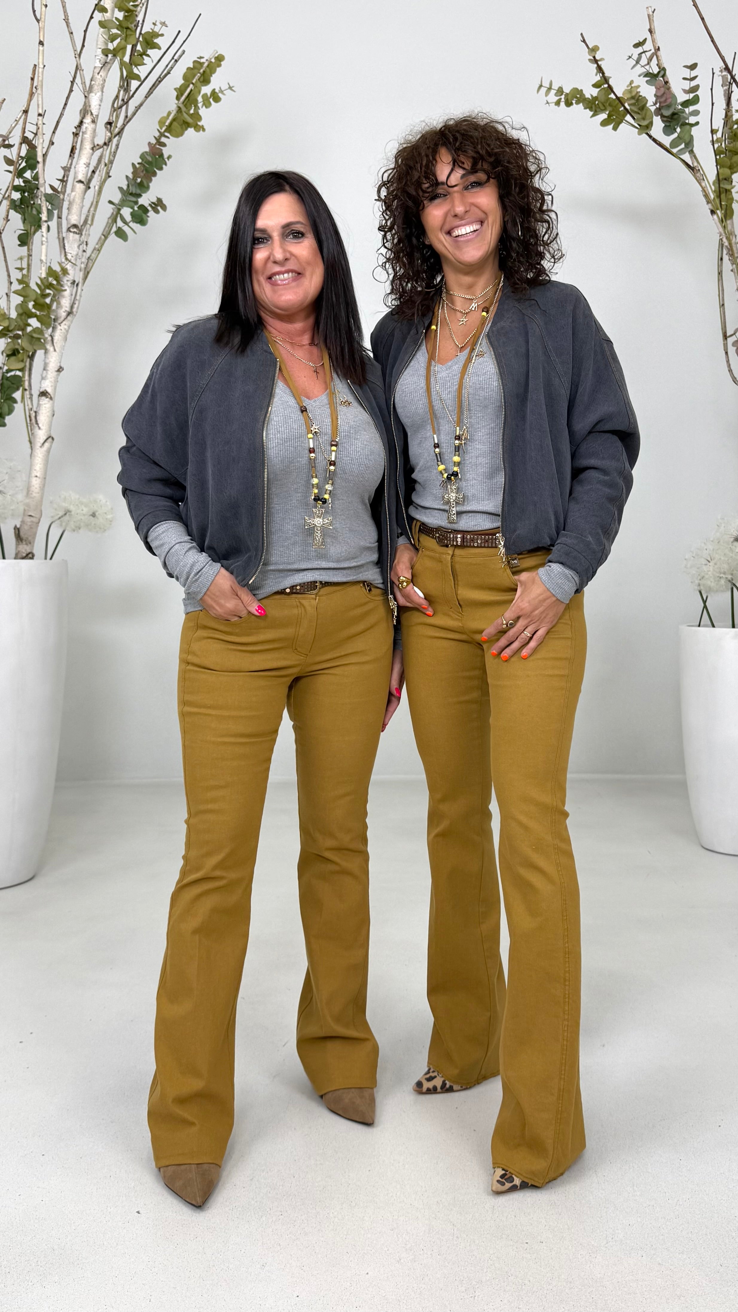 BOMBER IN JEANS LYOCELL
