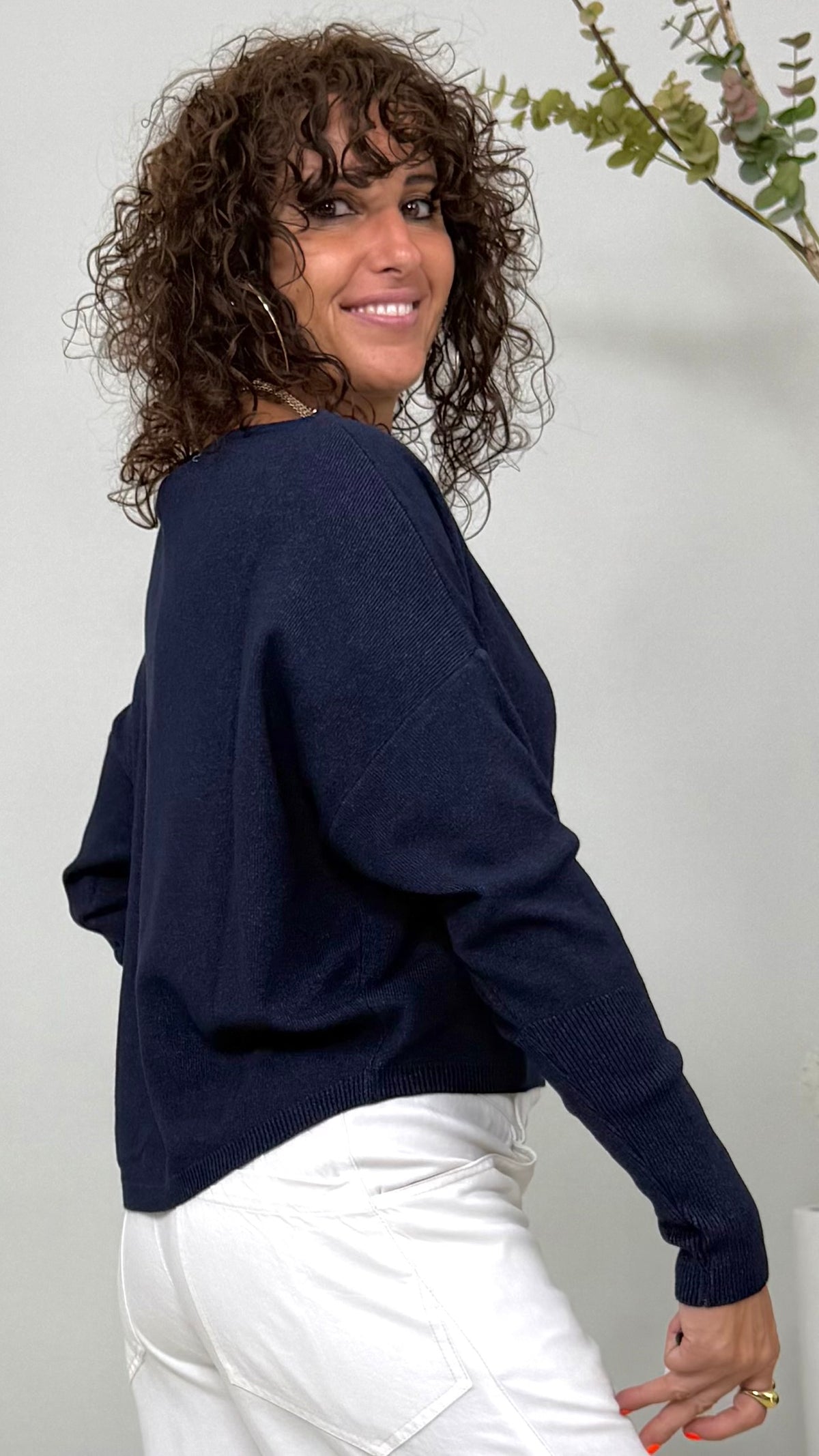 MAGLIA OVALE IN CALDA VISCOSA