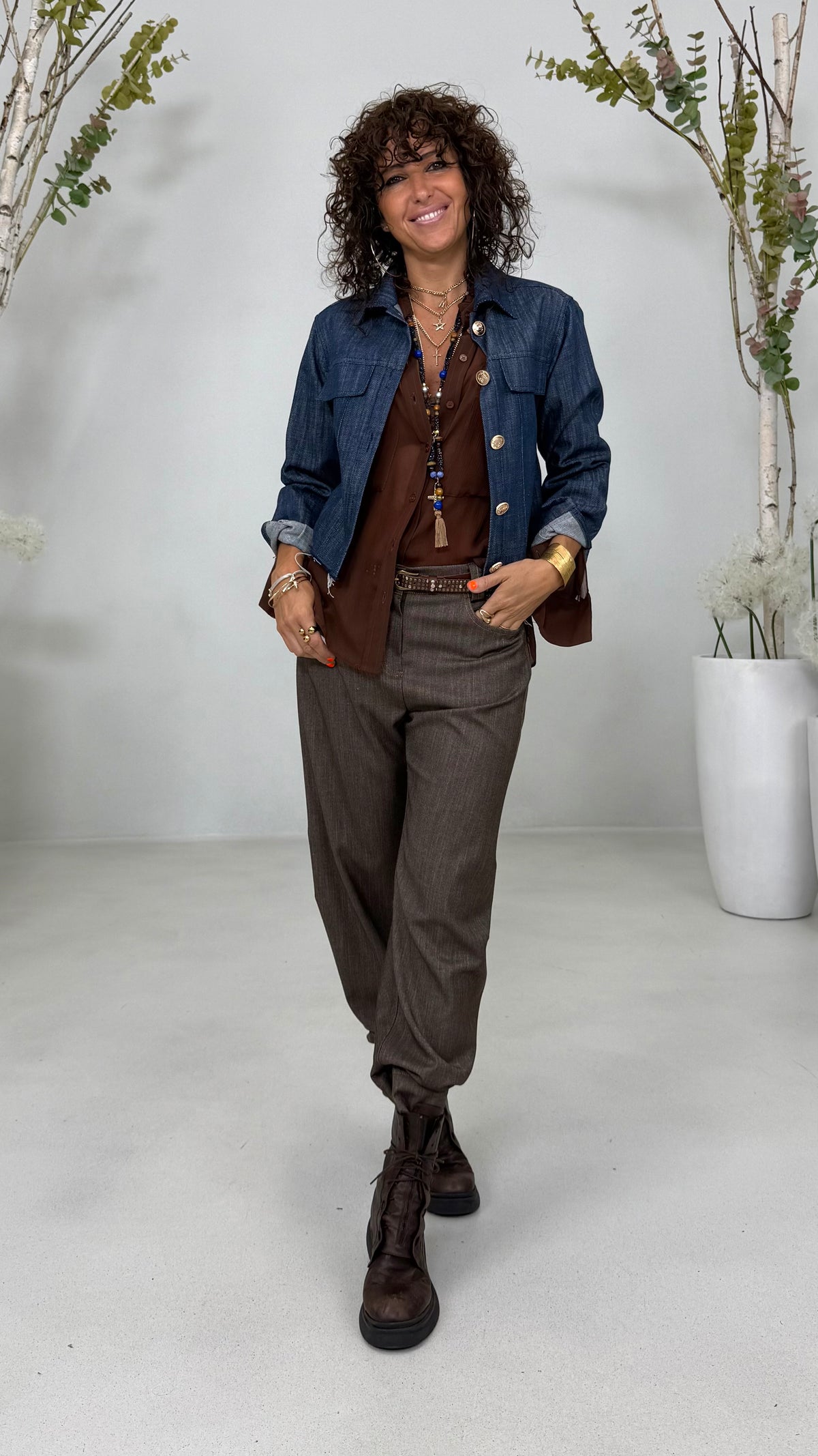 GIUBBINO JEANS IN DENIM 100% COTONE