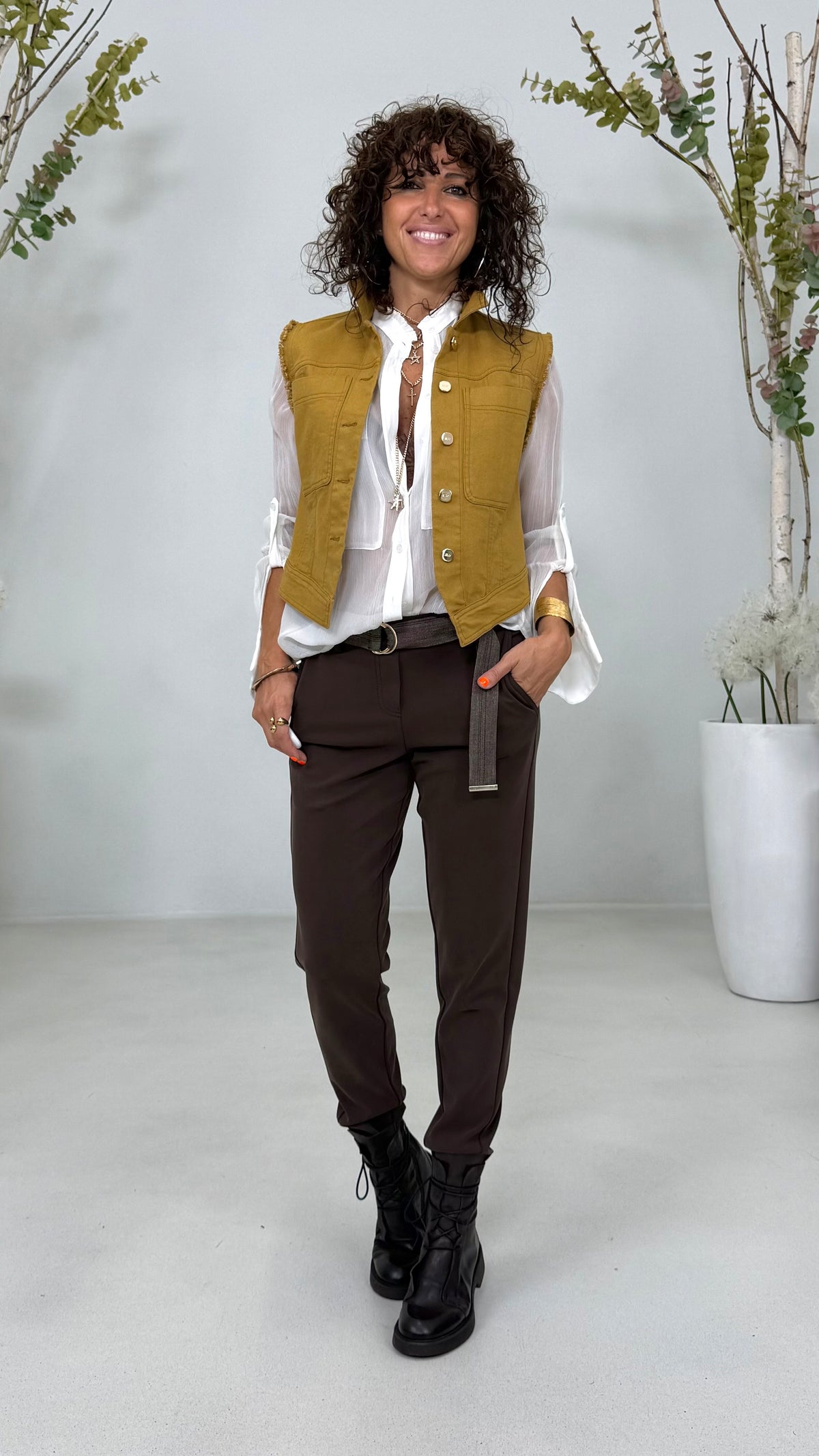 BAGGY SLIM MANO PESCA MAGLIA COMPATTA