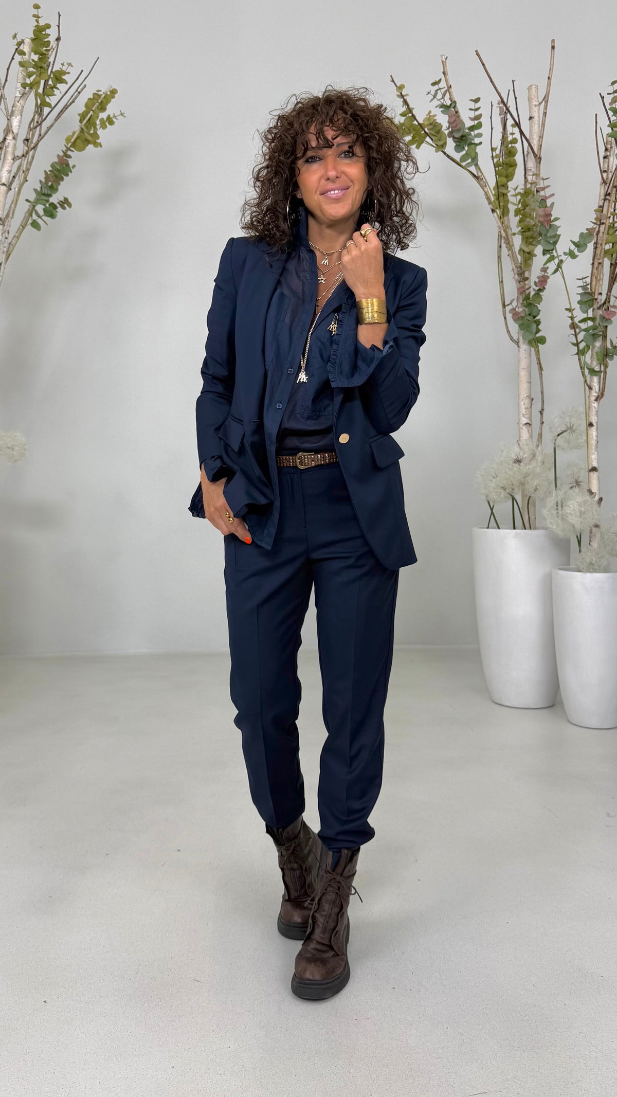 GIACCA BLAZER IN TECNICO FLUIDO