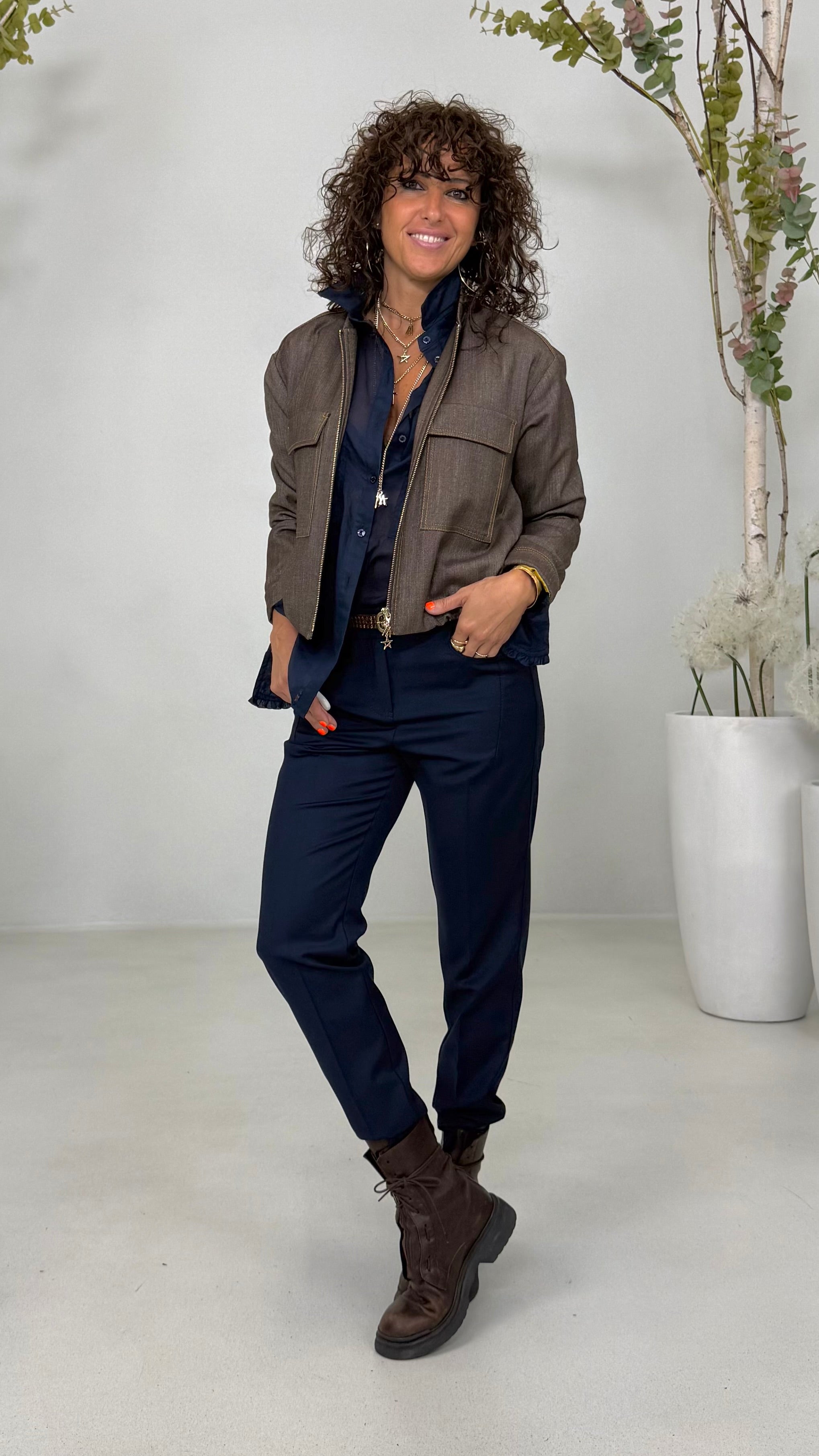 BOMBER GRISAGLIA JEANS