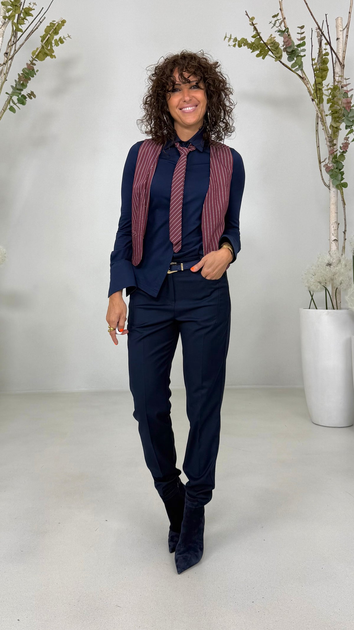 CAMICIA IN JERSEY DI COTONE MODAL