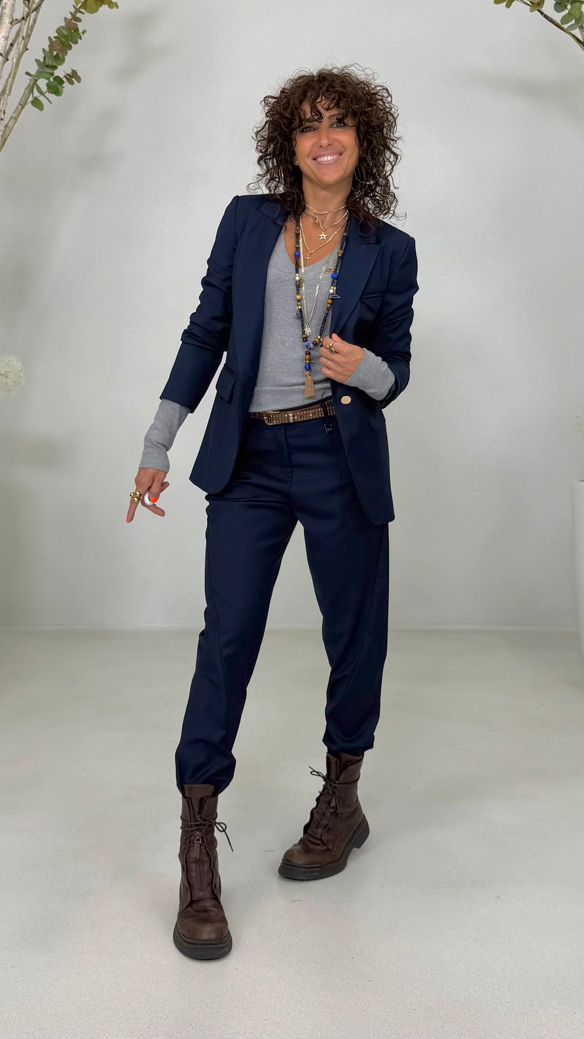 GIACCA BLAZER IN TECNICO FLUIDO