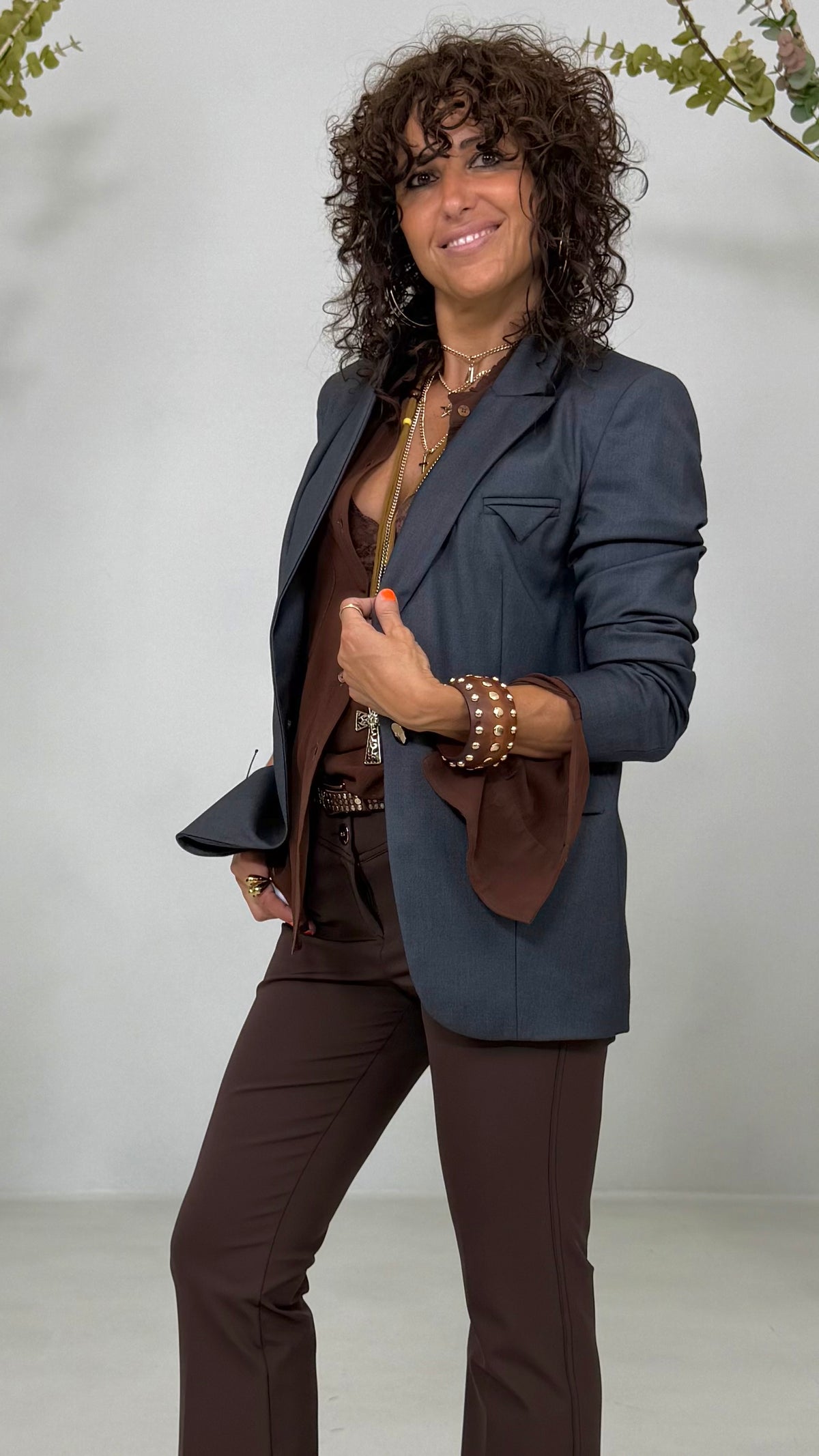 GIACCA BLAZER IN TECNICO FLUIDO