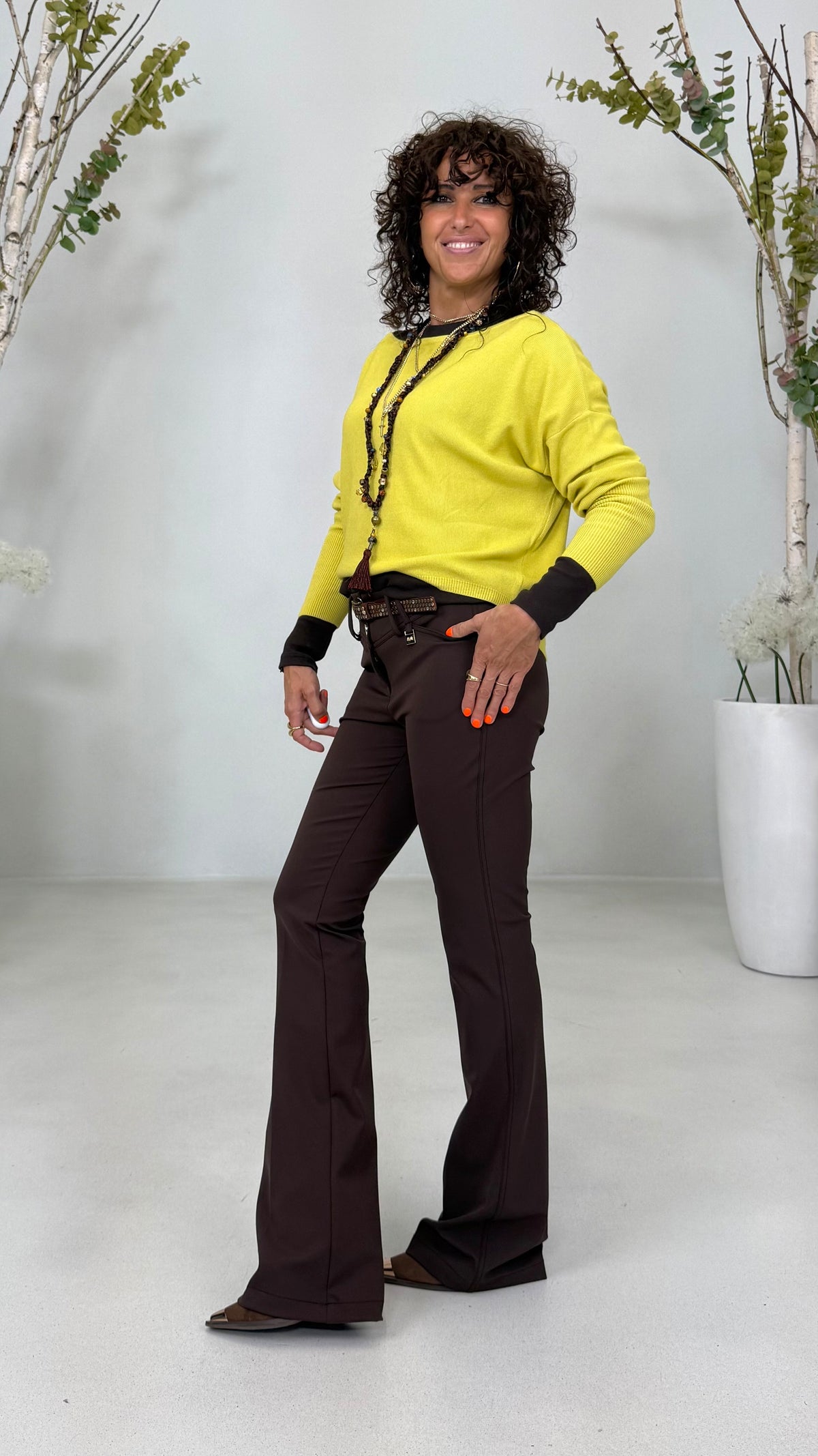 MAGLIA OVALE IN CALDA VISCOSA