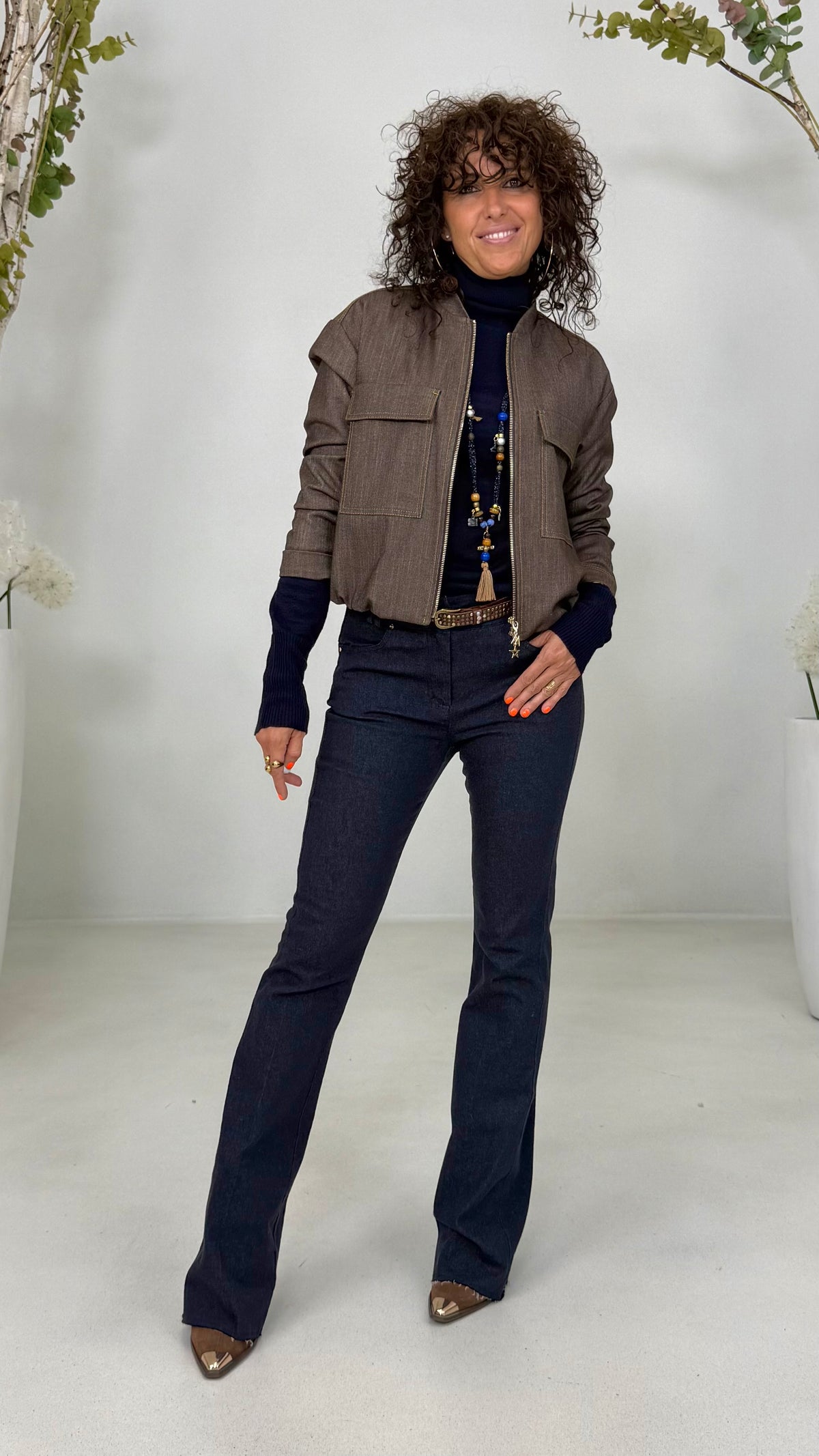 ZAMPETTA IN DENIM ELASTICIZZATO