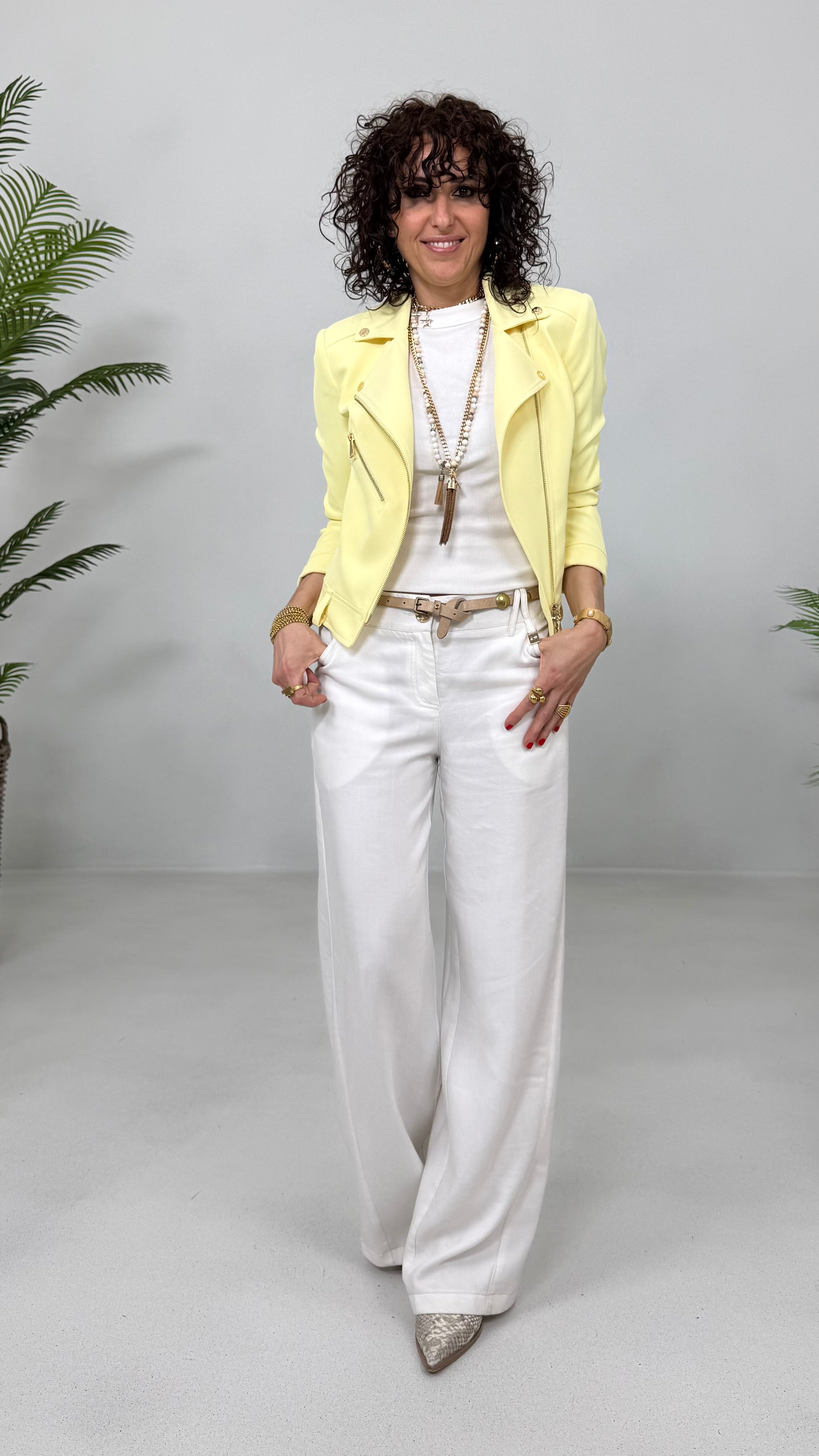 PALAZZO IN JEANS 100% LYOCELL