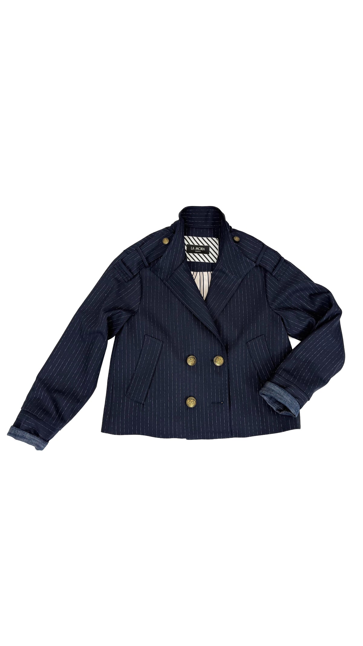 GIACCA SPENCER IN FLANELLA GESSATA