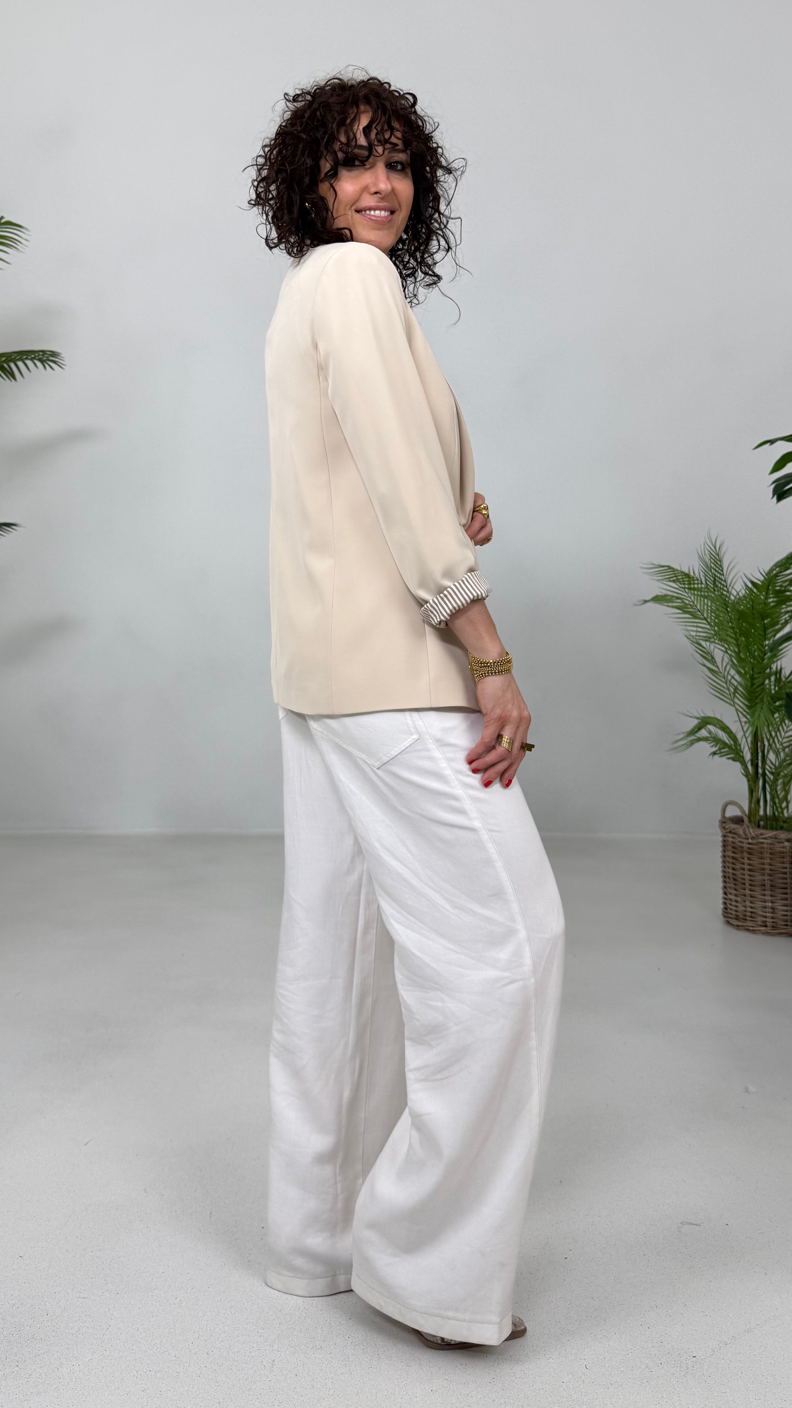 PALAZZO IN JEANS 100% LYOCELL