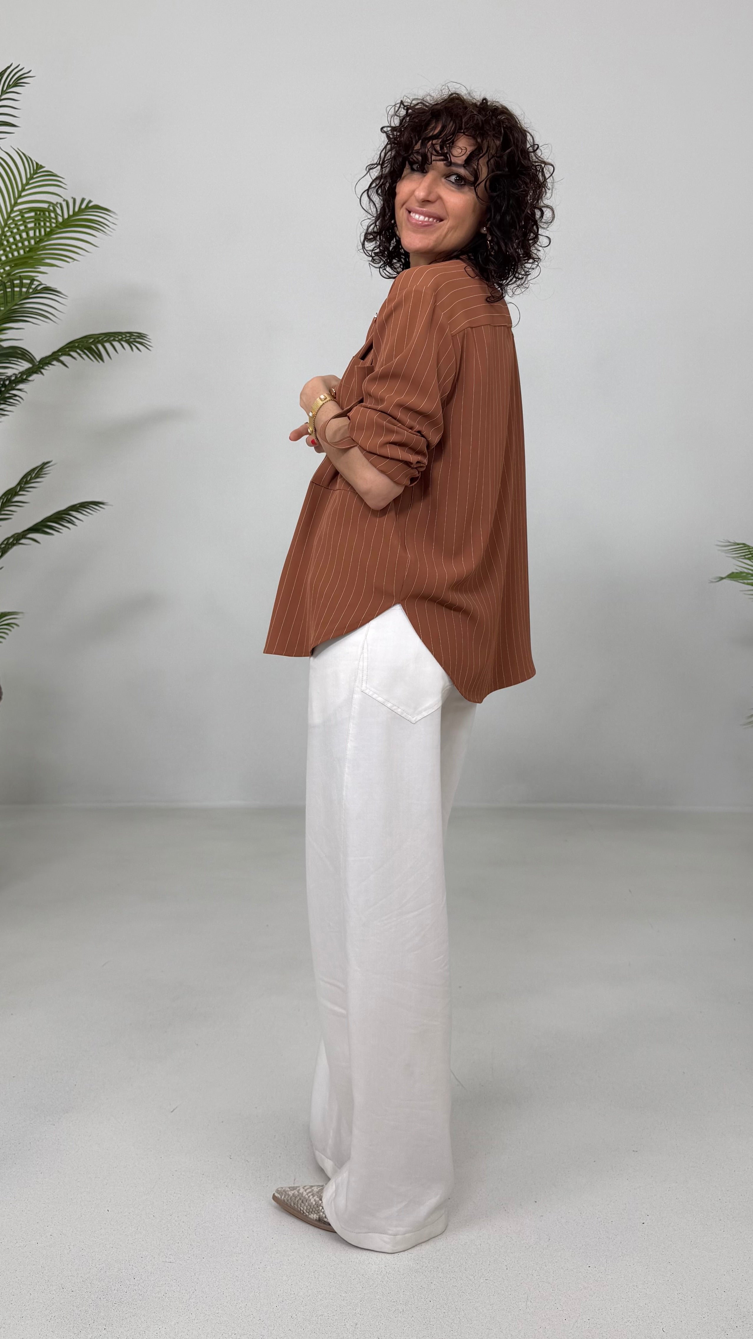 PALAZZO IN JEANS 100% LYOCELL