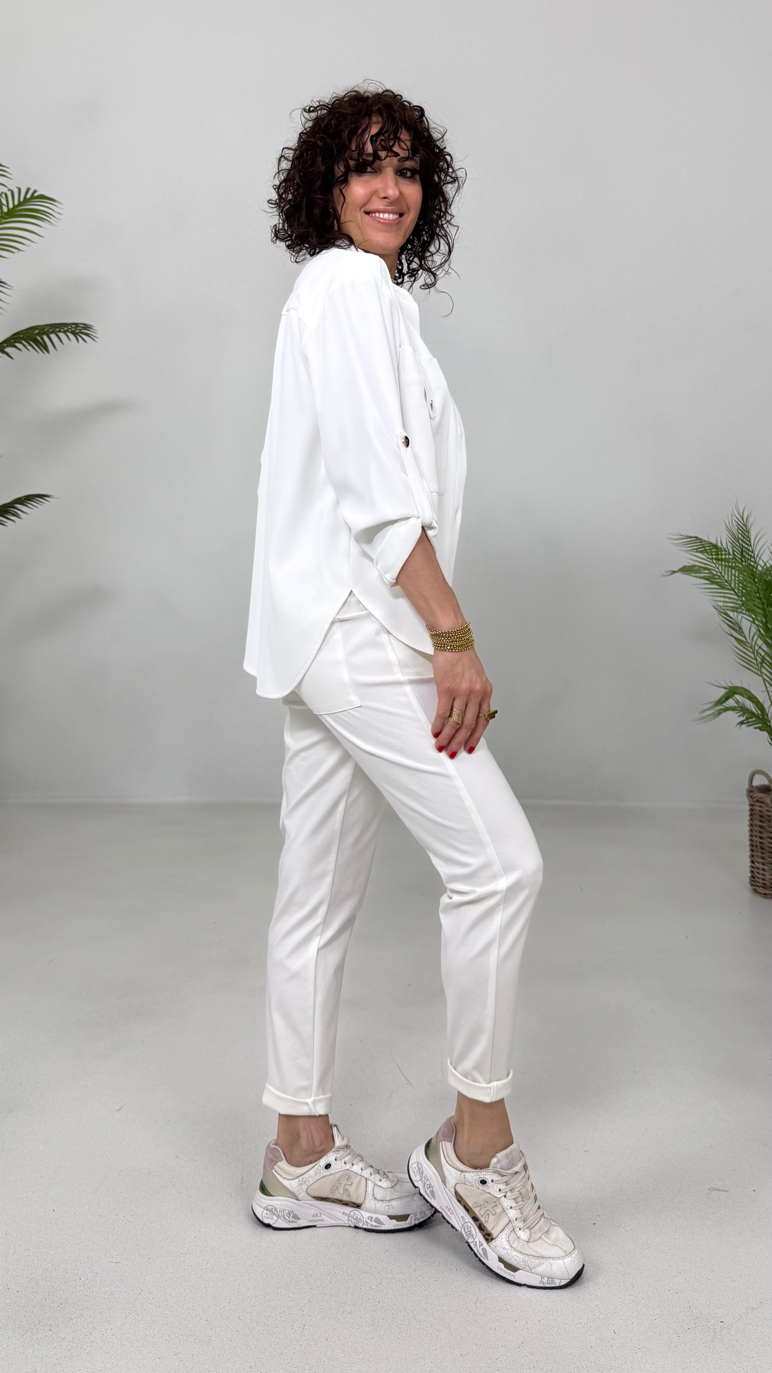 CAMICIA IN CADY FLUIDO UNITO