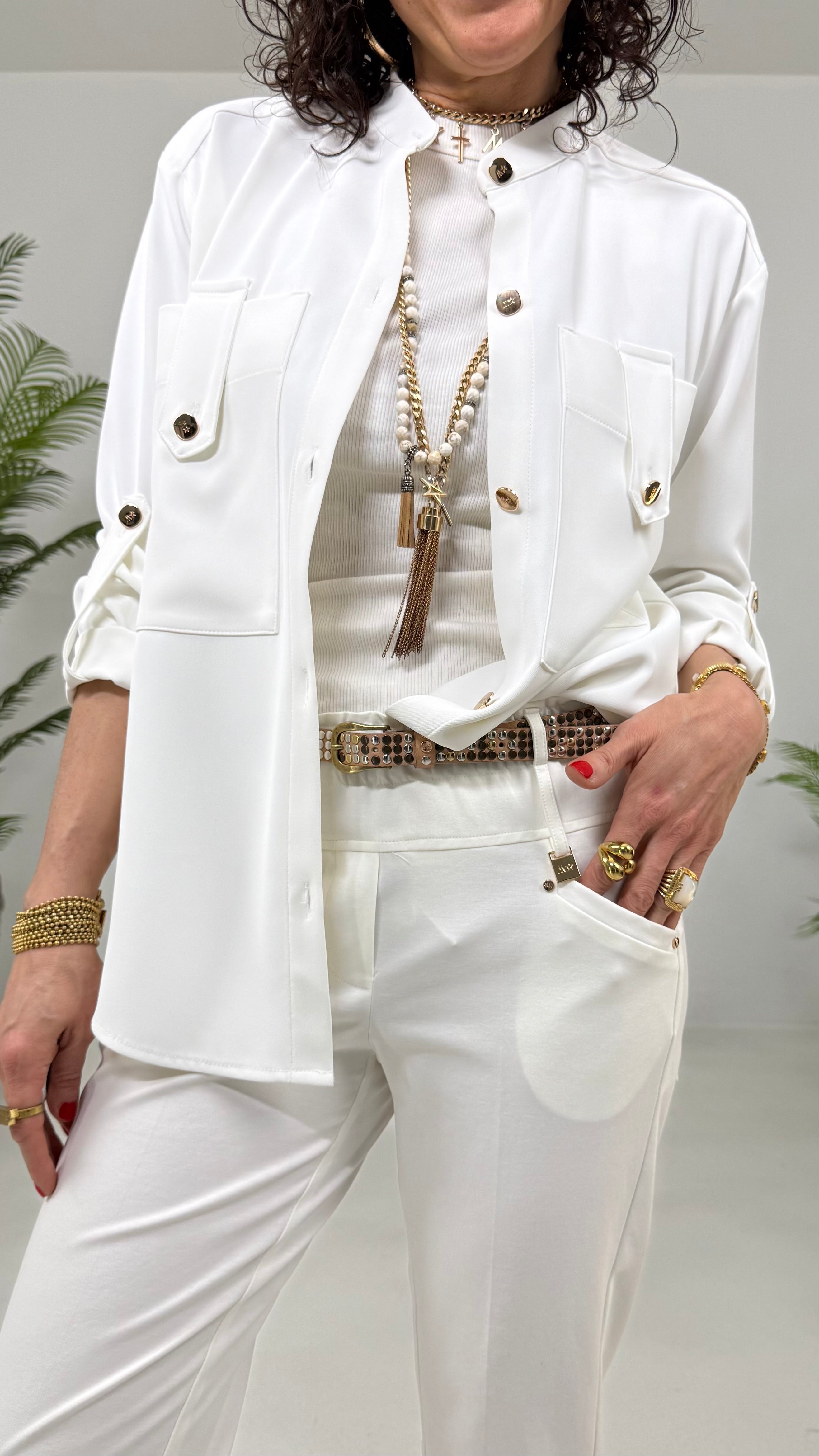 CAMICIA IN CADY FLUIDO UNITO