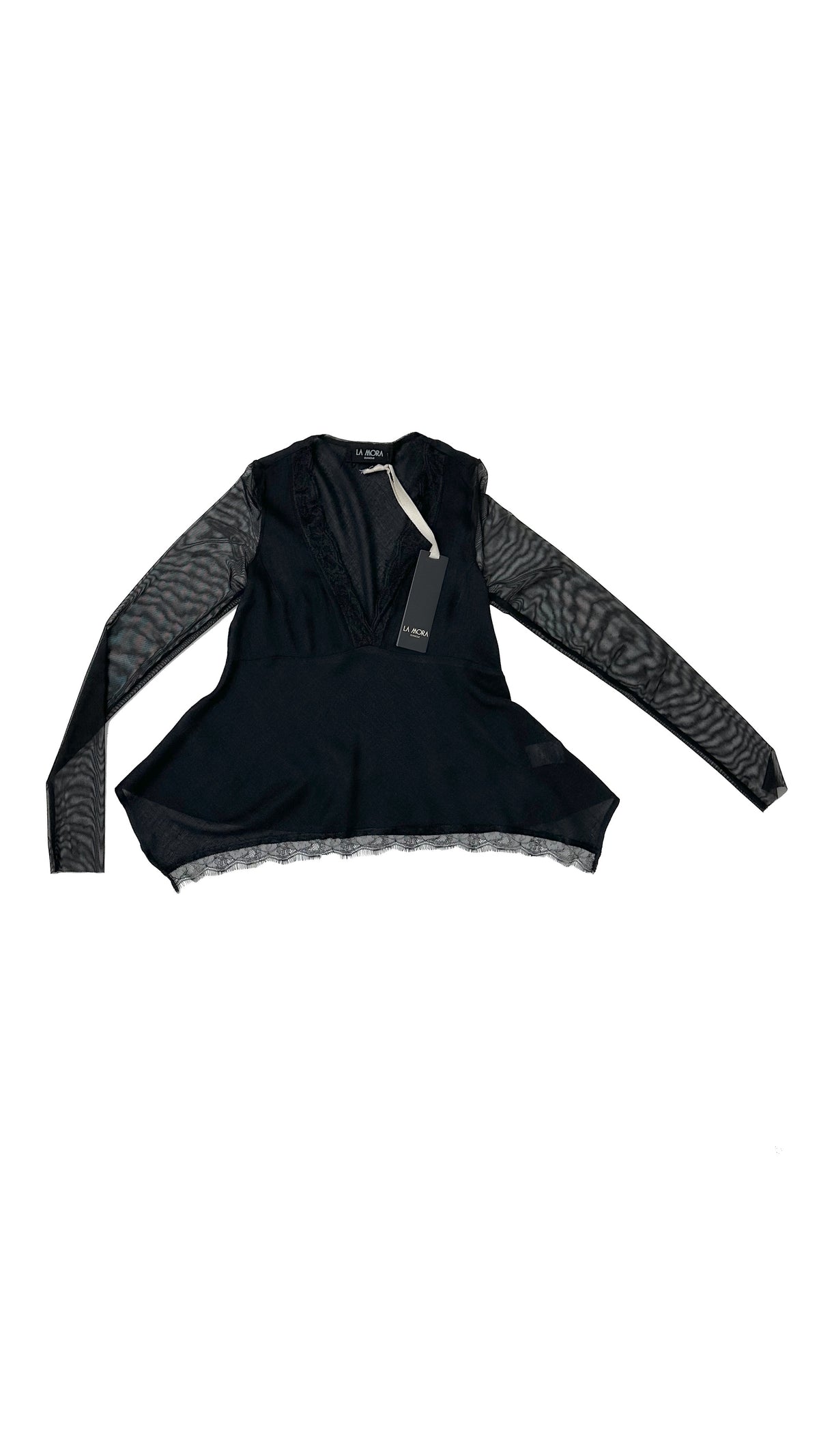 TOP IN GARZA VISCOSA LANA