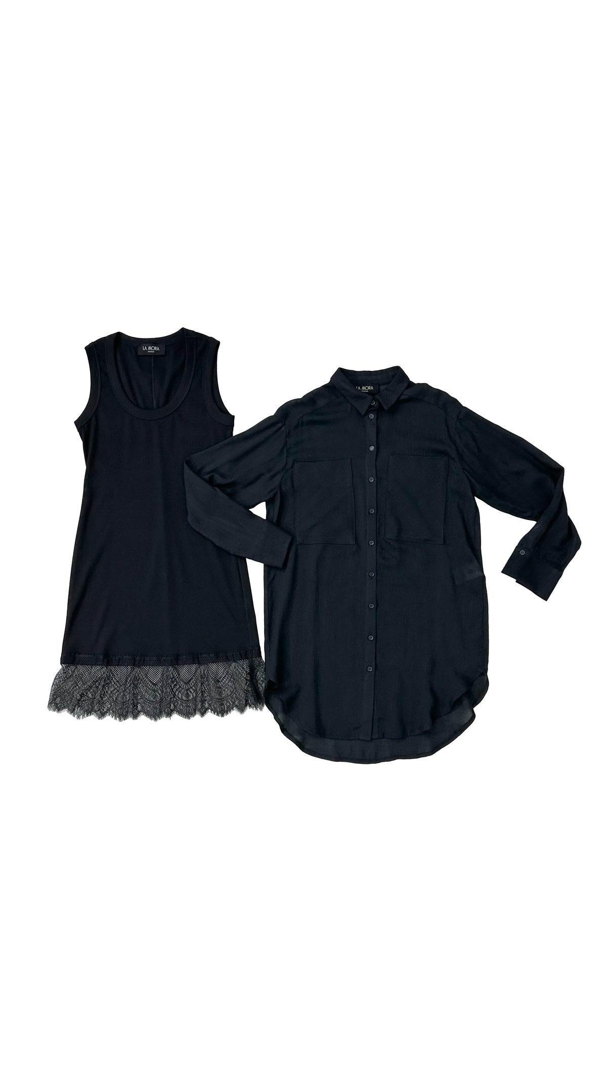 TWIN-SET CAMICIONE PIÙ SOTTOVESTE IN GARZA VISCOSA LANA E COSTINA