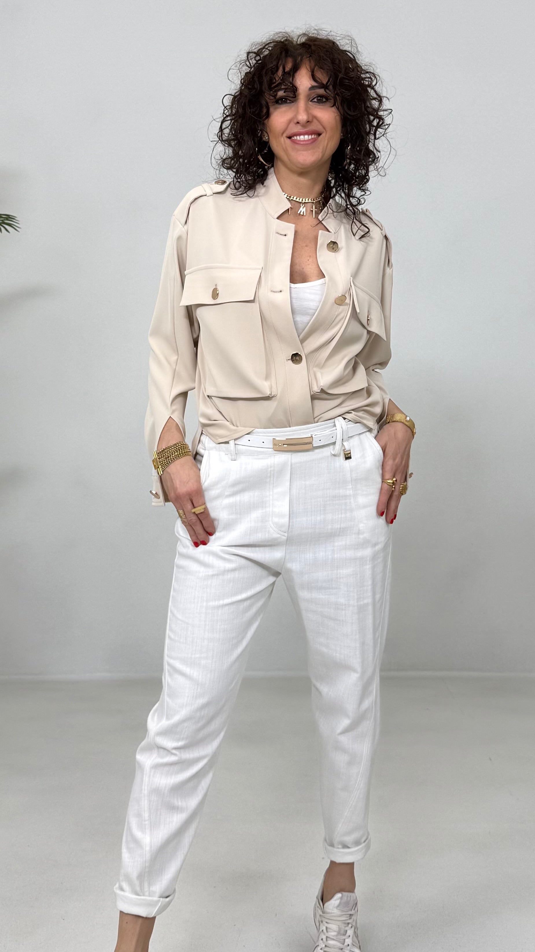 CAMICIA TASCONI IN CADY FLUIDO