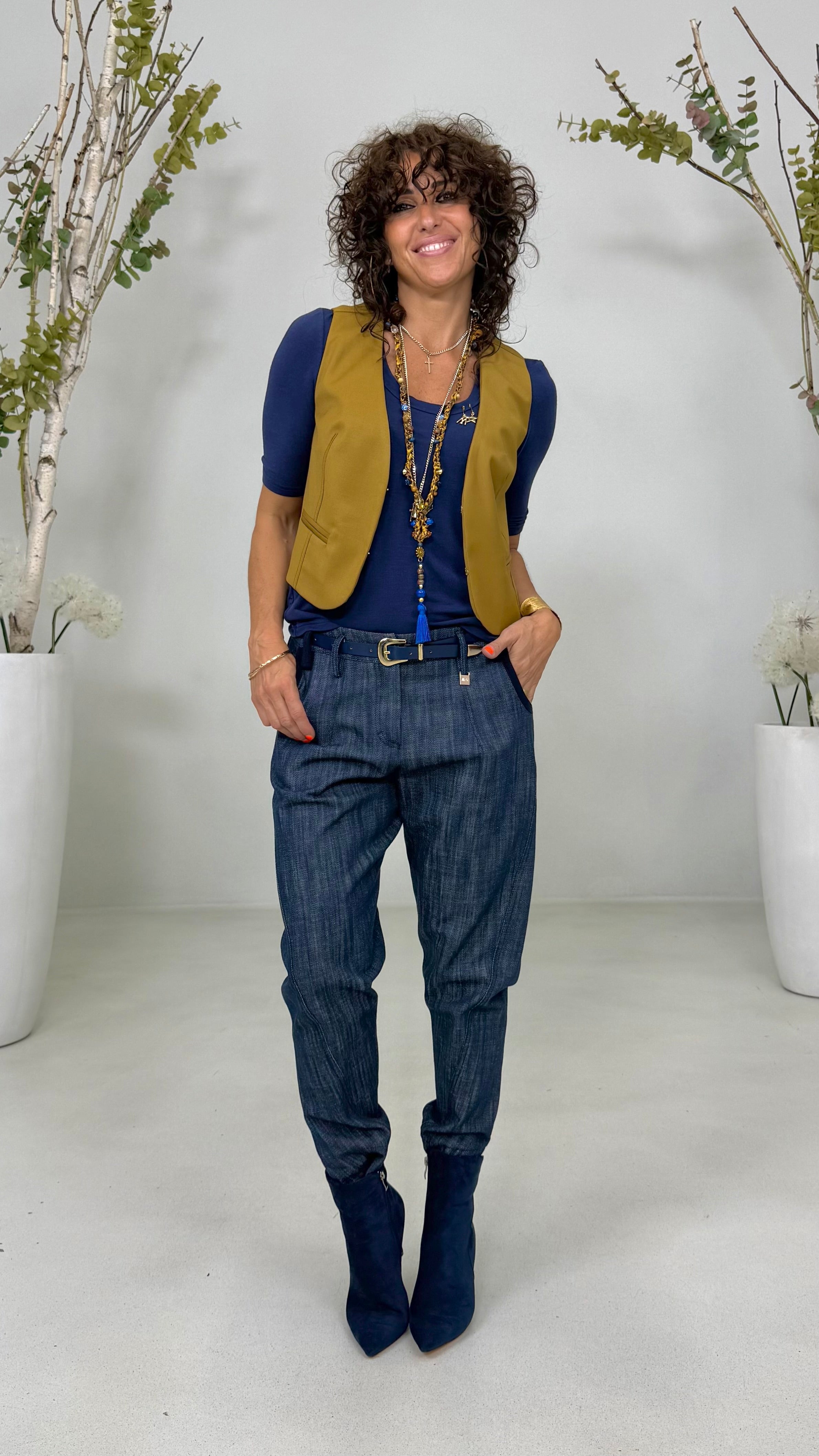 BAGGY ROCK IN DENIM 100% COTONE