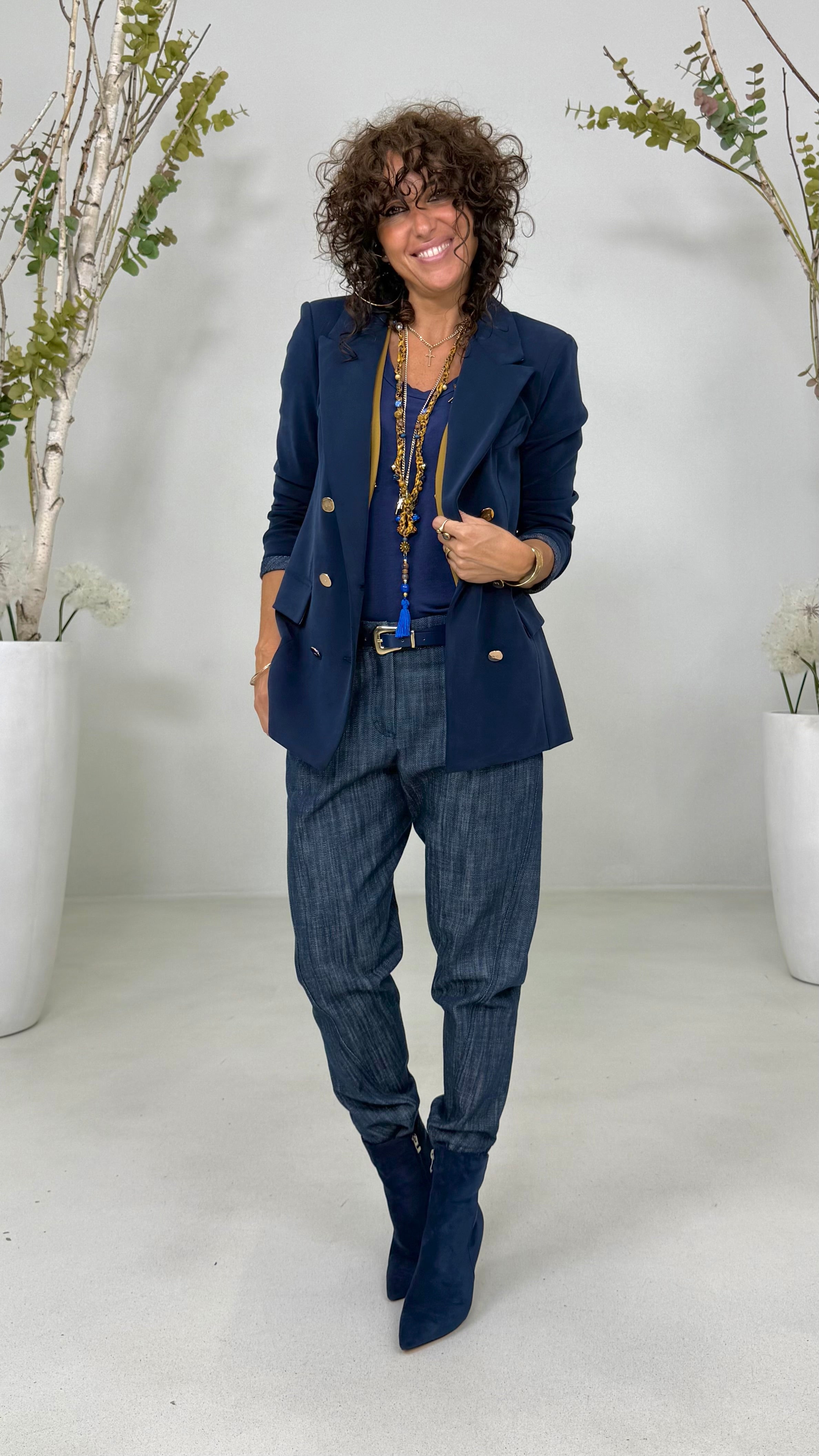 BAGGY ROCK IN DENIM 100% COTONE
