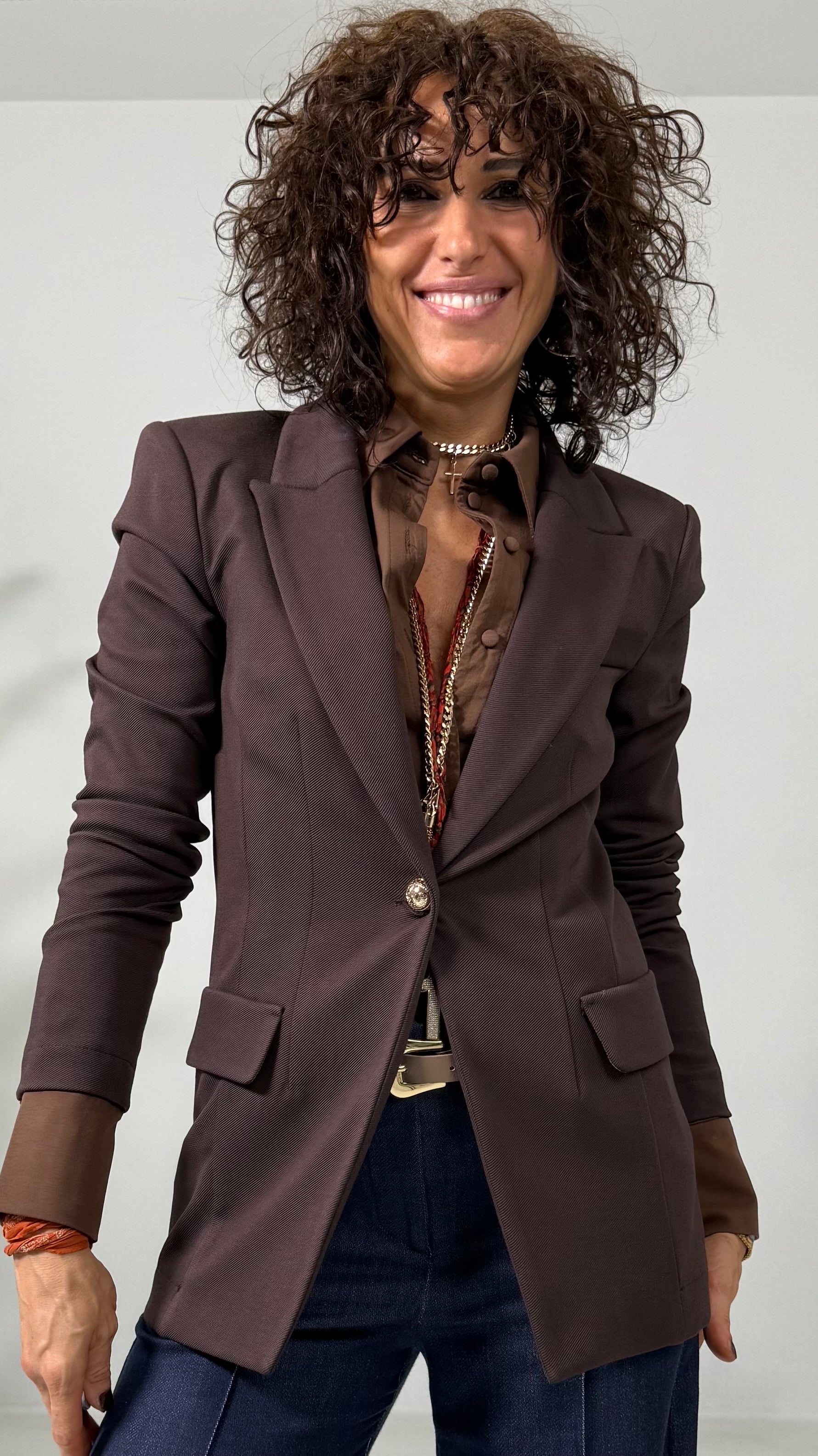 GIACCA SFODERATA IN PUNTO ROMA TWILL