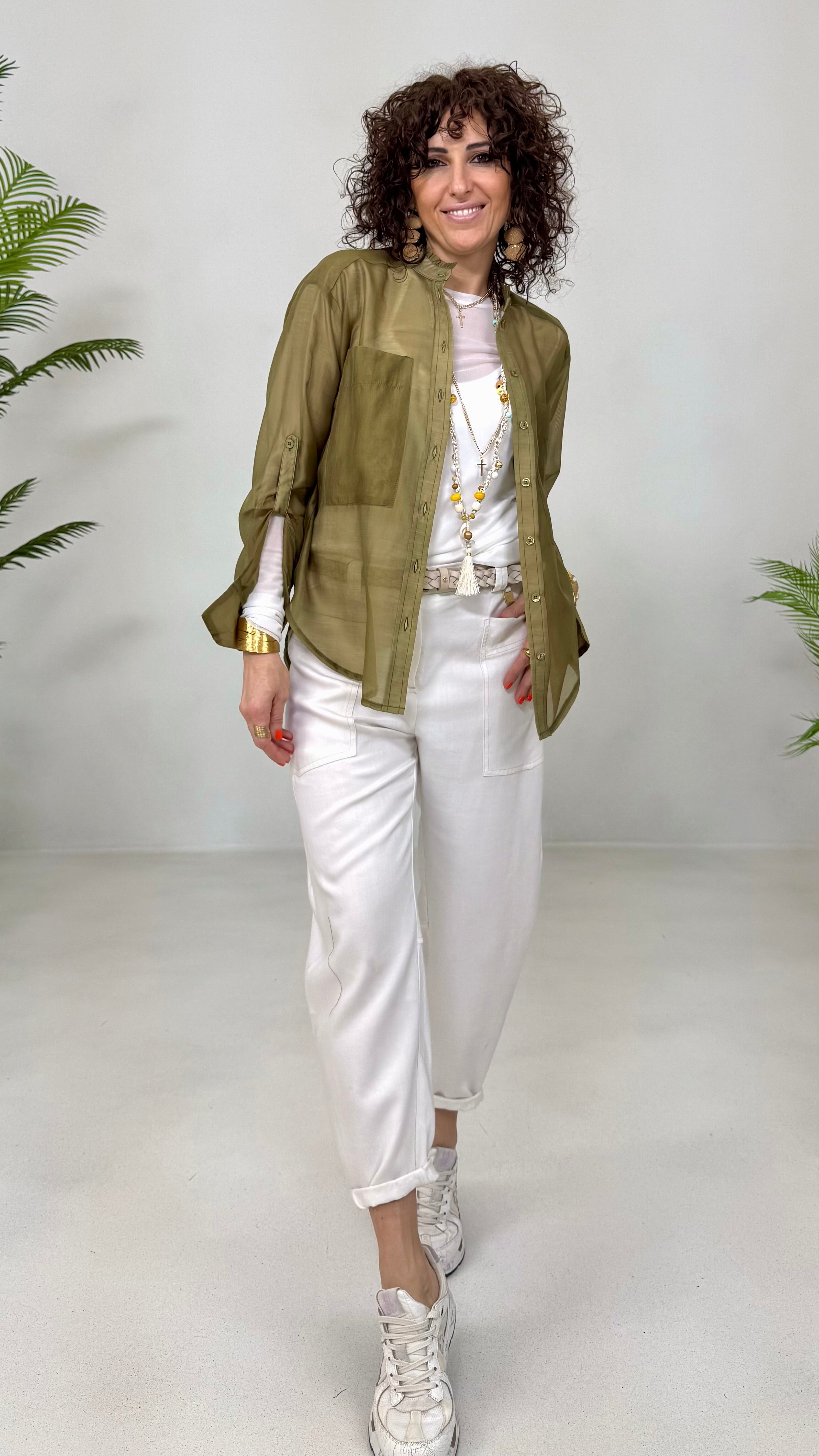 CAMICIA LINEA A UOMO IN VOILE