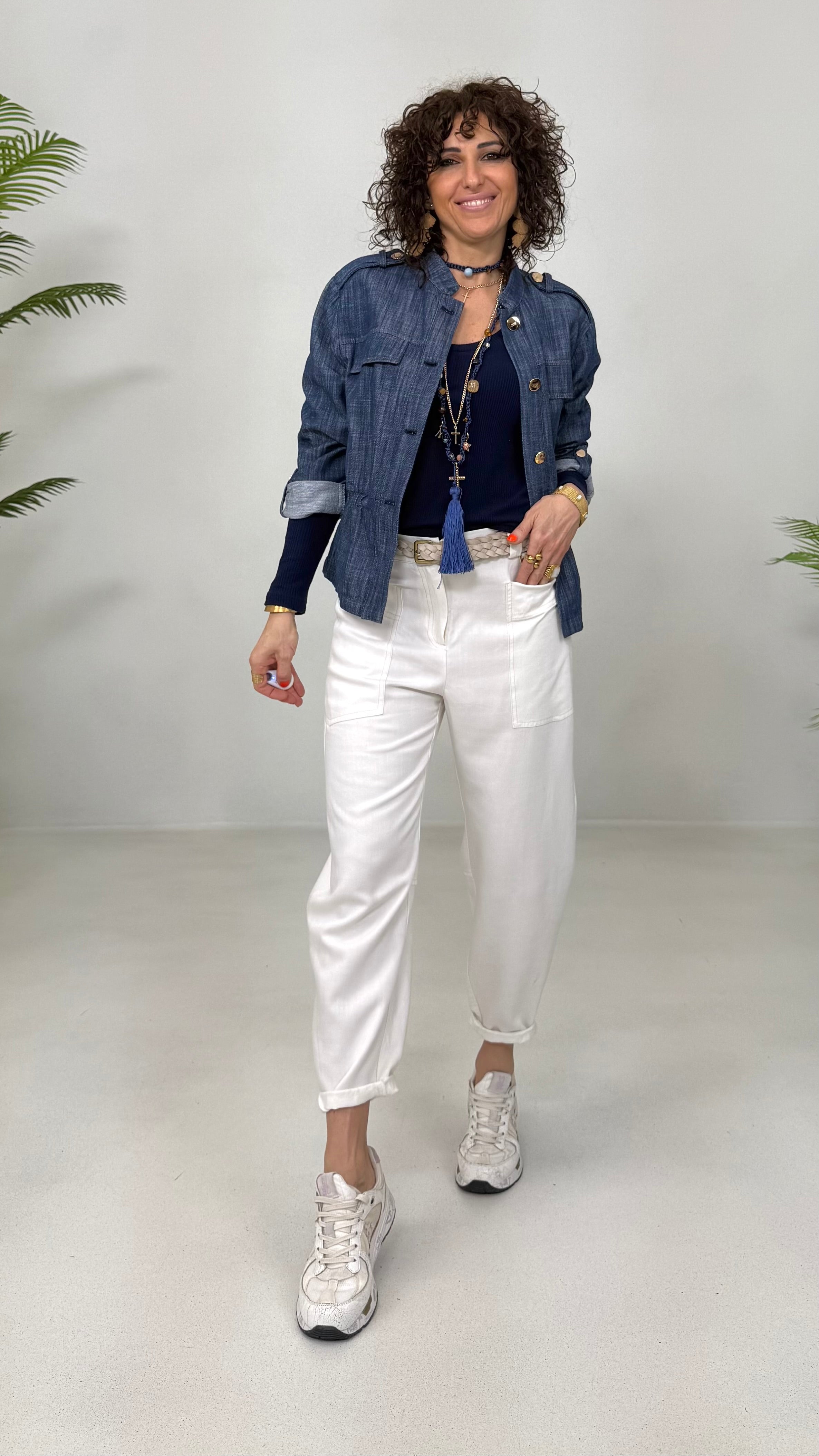 FURBA A COSTINE VISCOSA ELASTICA MANICA LUNGA