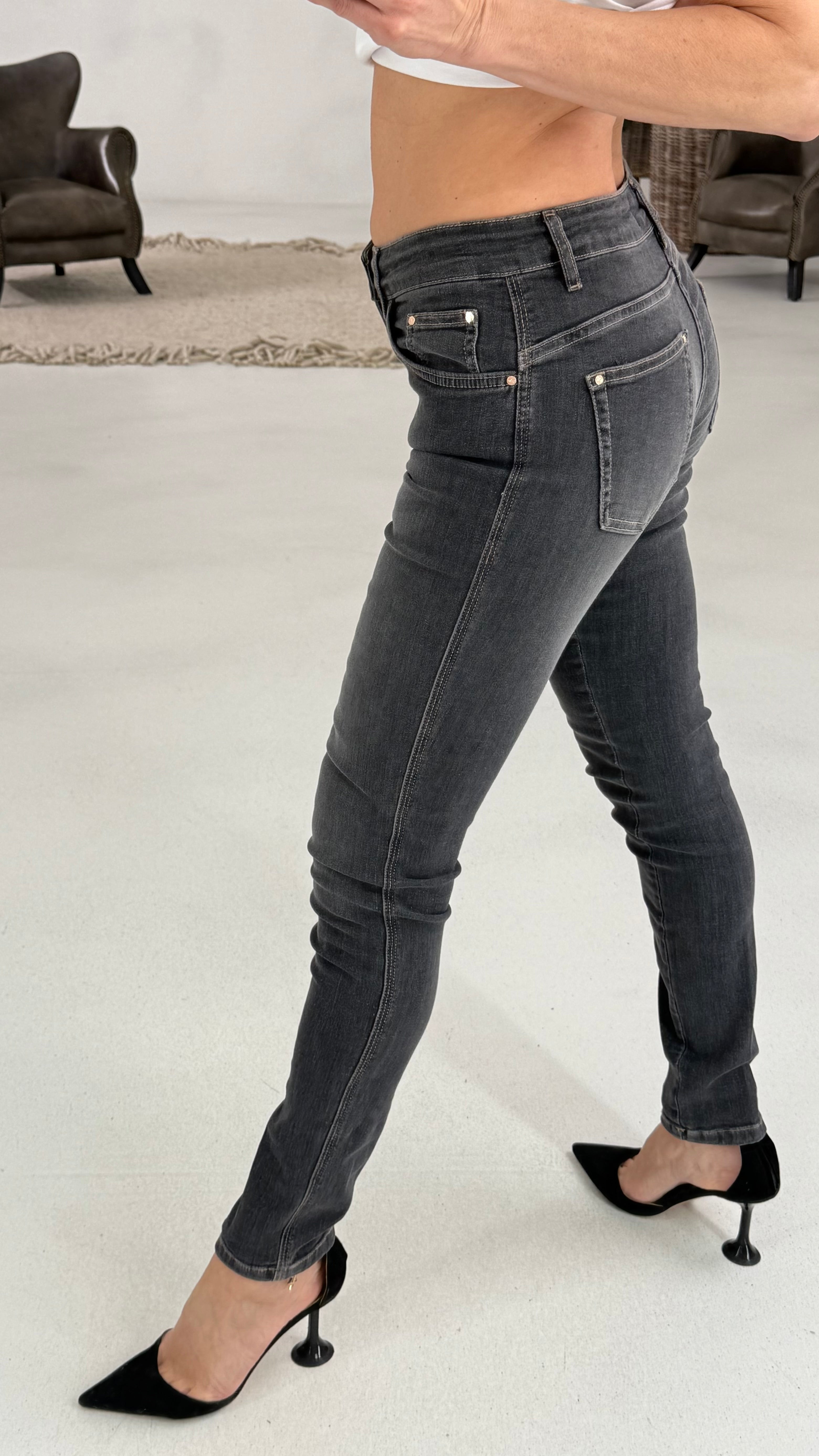 842 P25 NERO JEANS SKINNY SUPER STRETCH