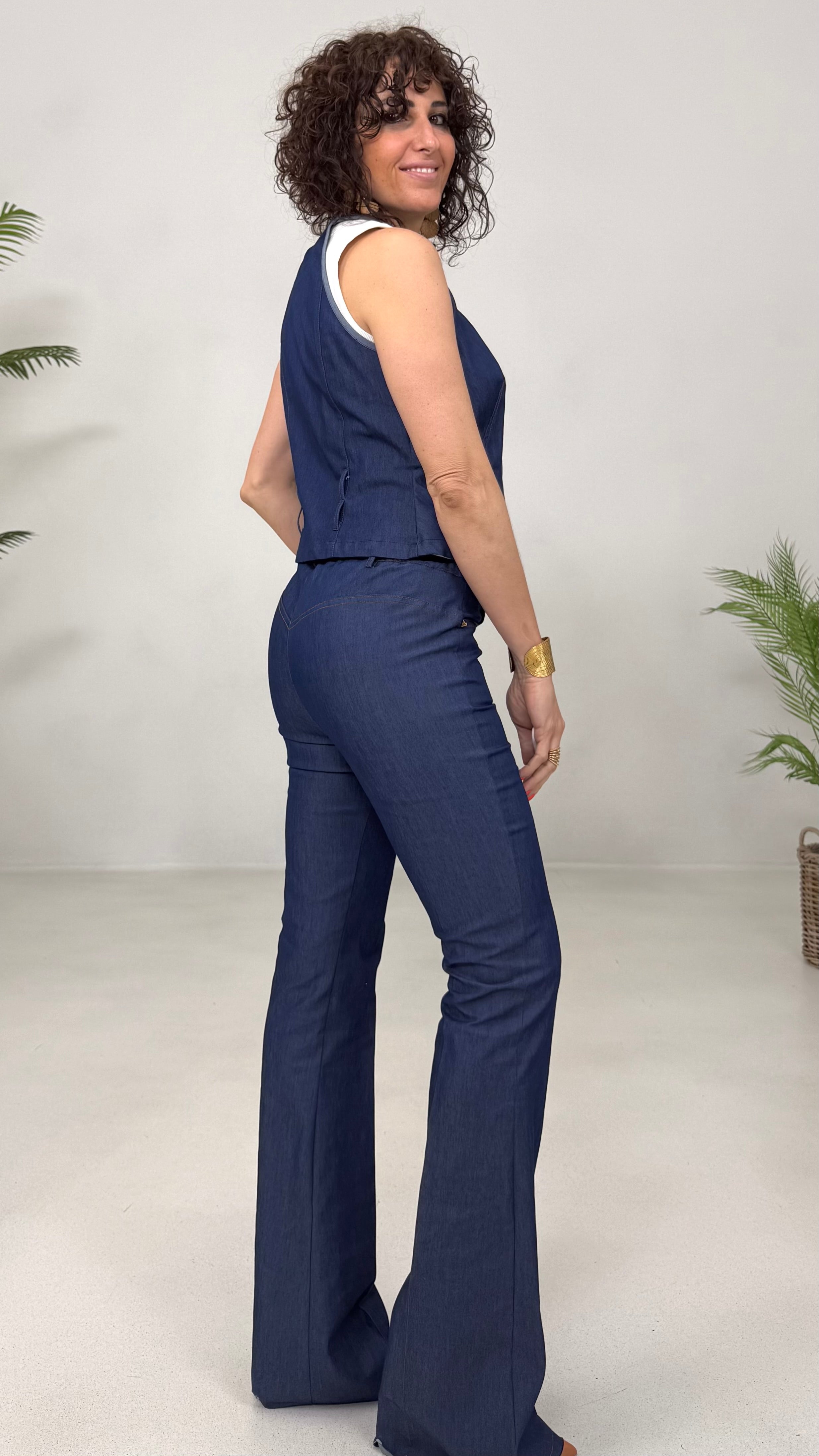 ZAMPA IN JEANS ELASTICO