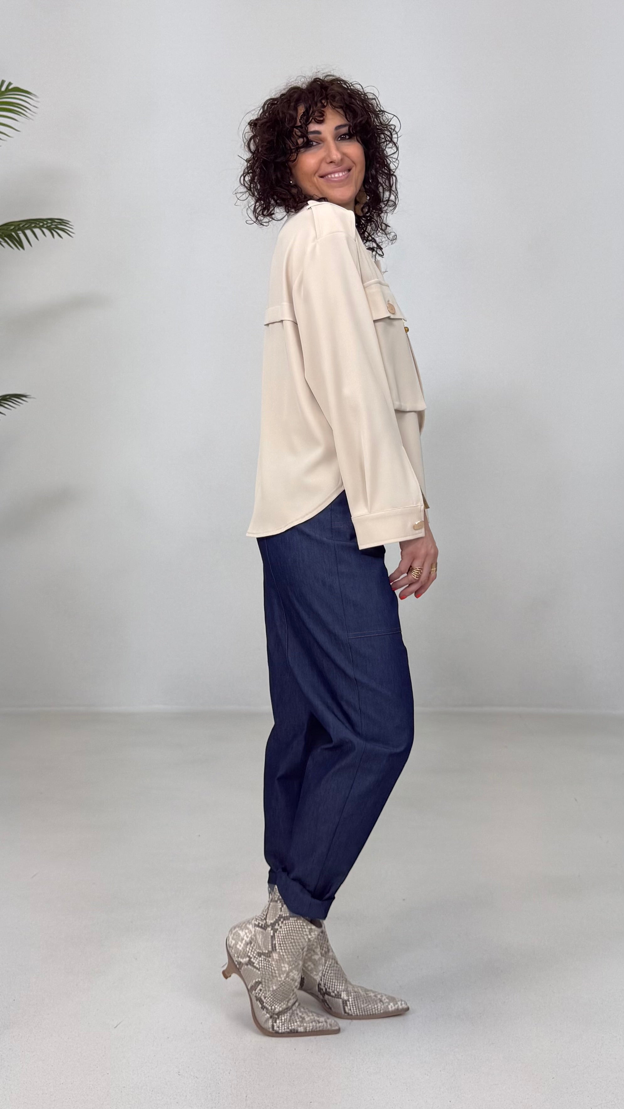 CAMICIA TASCONI IN CADY FLUIDO