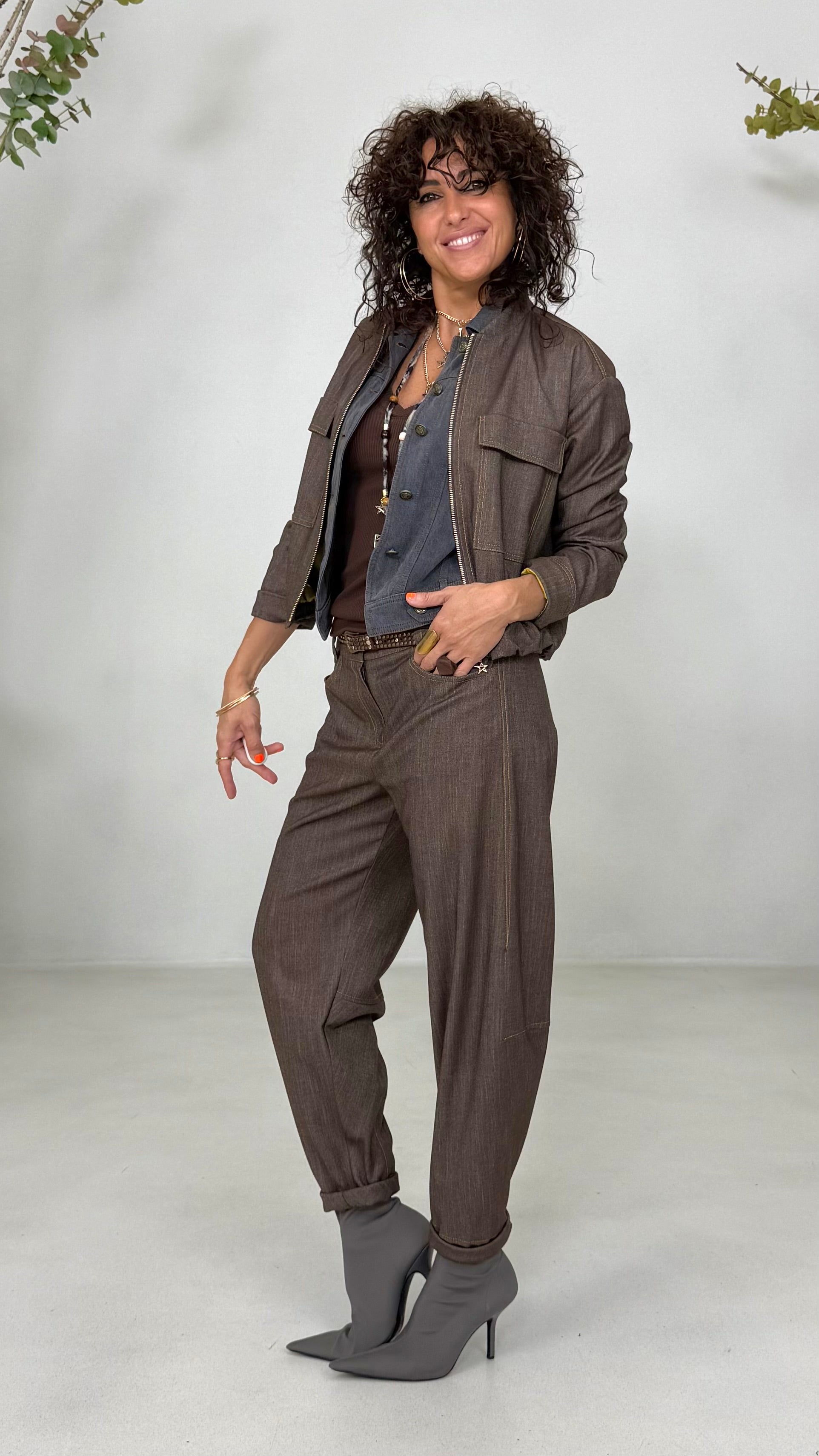 BOMBER GRISAGLIA JEANS