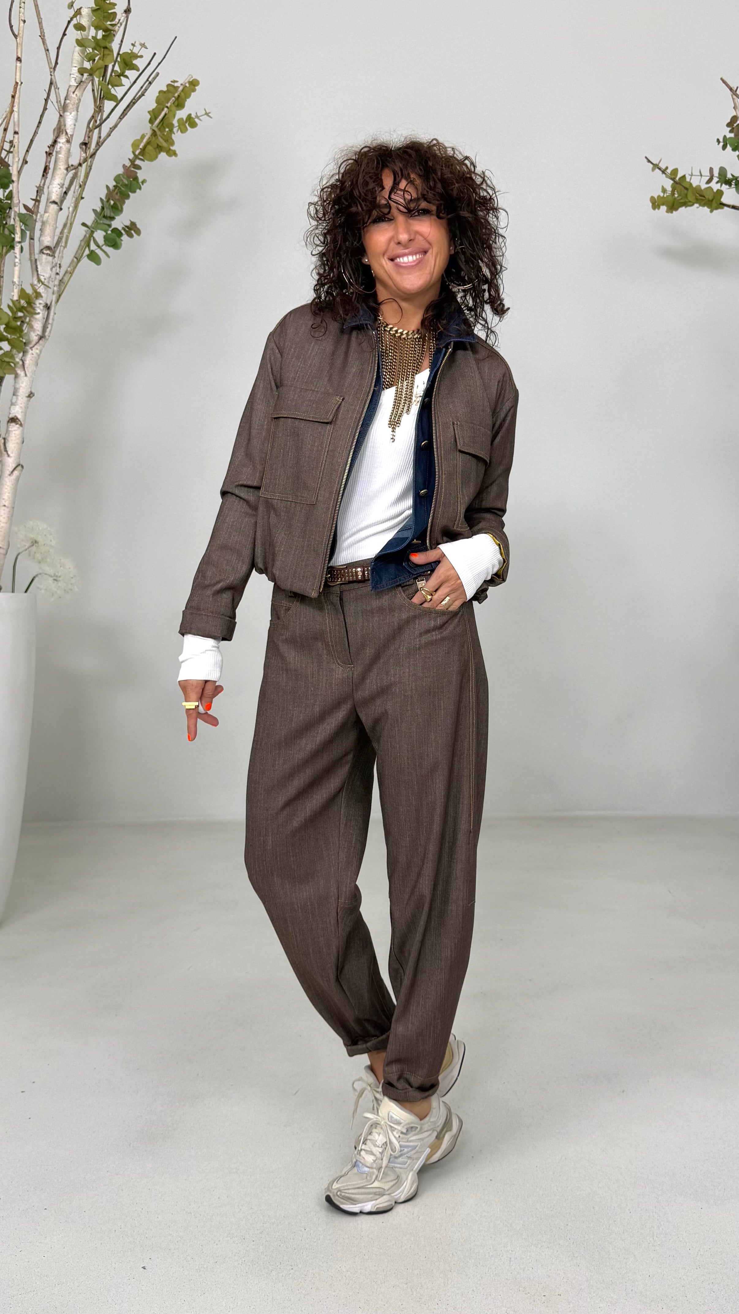 BOMBER GRISAGLIA JEANS
