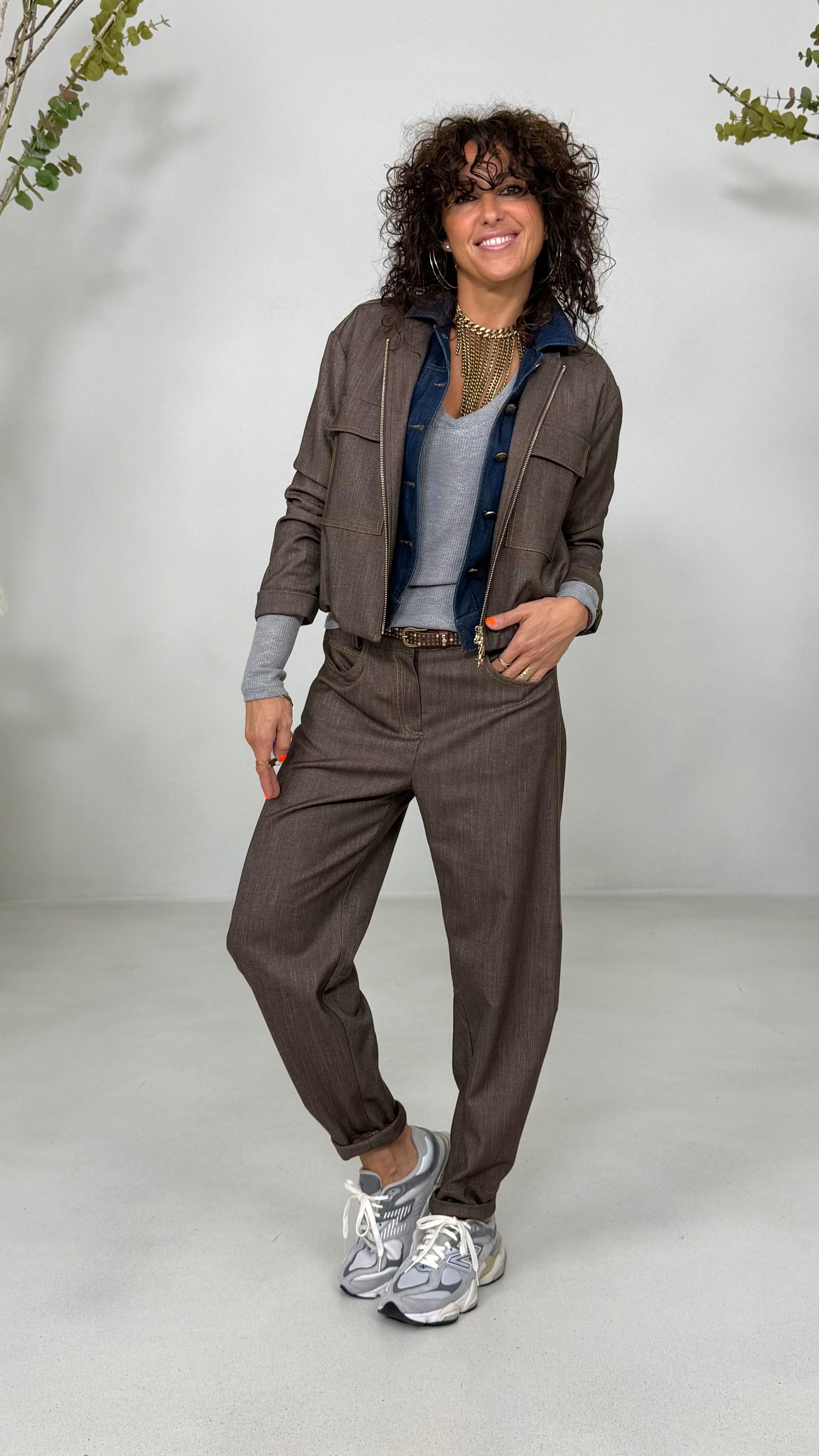 BOMBER GRISAGLIA JEANS